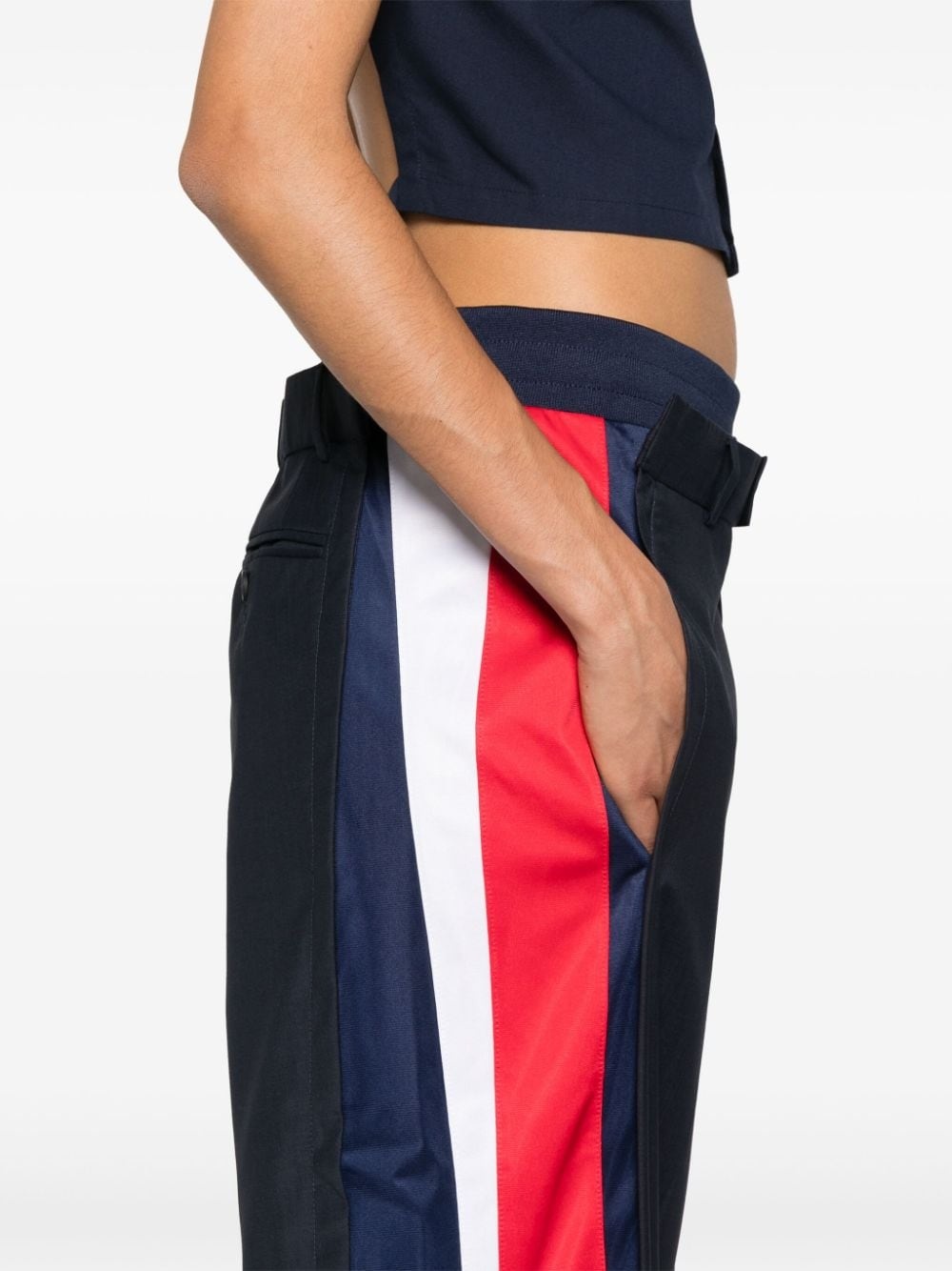 Embedded straight trousers - 5