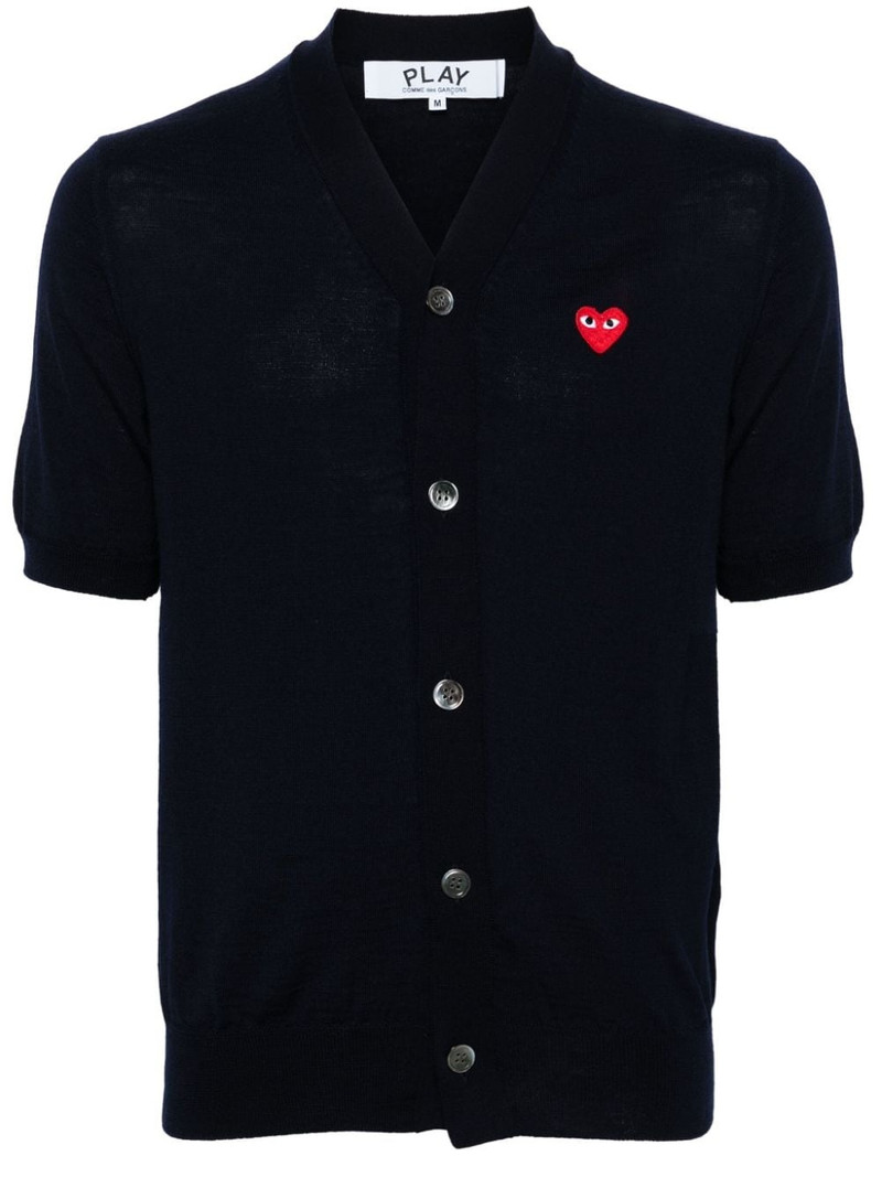 V-neck wool cardigan 1