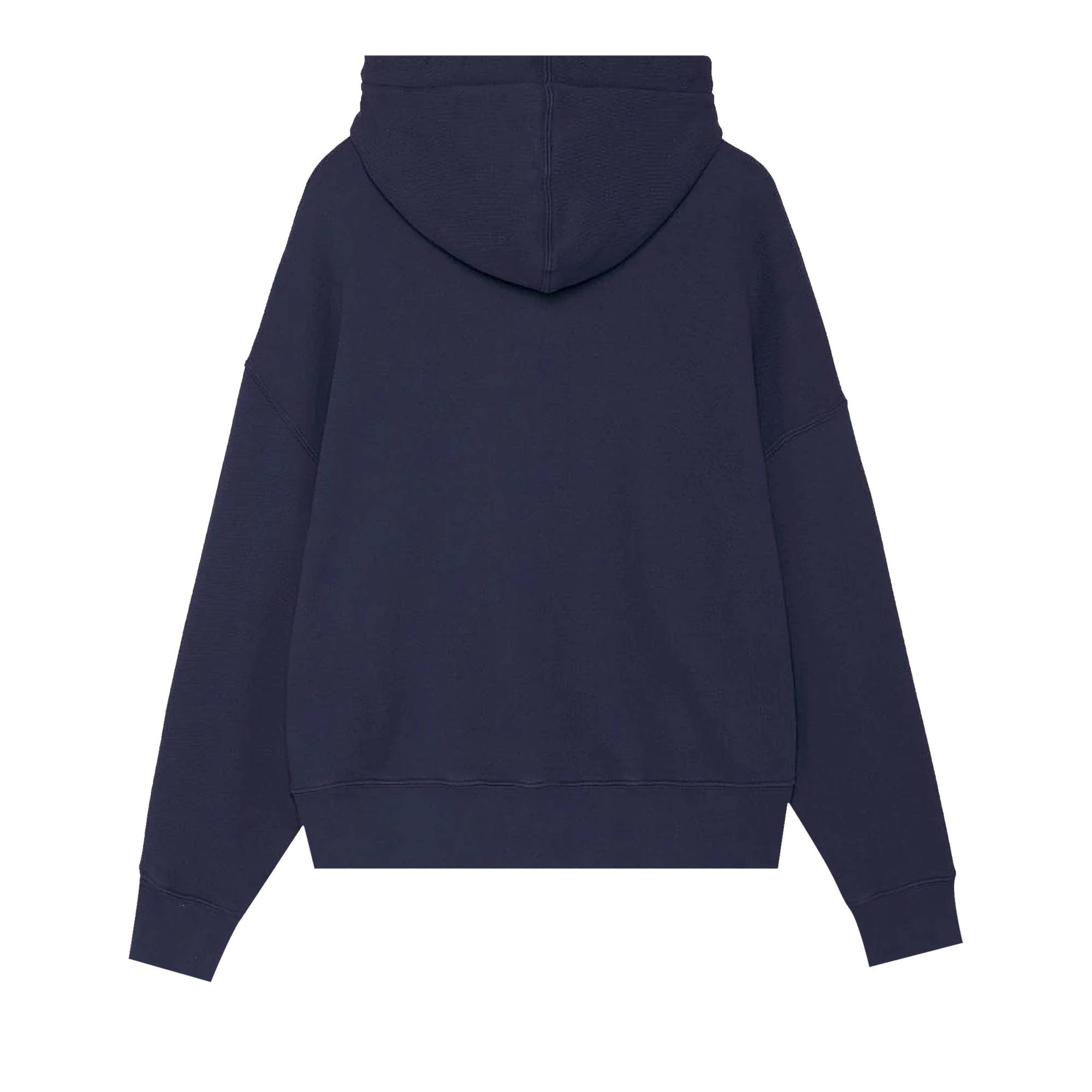 Palm Angels Spray Bear Hoodie 'Navy/Brown' - 2