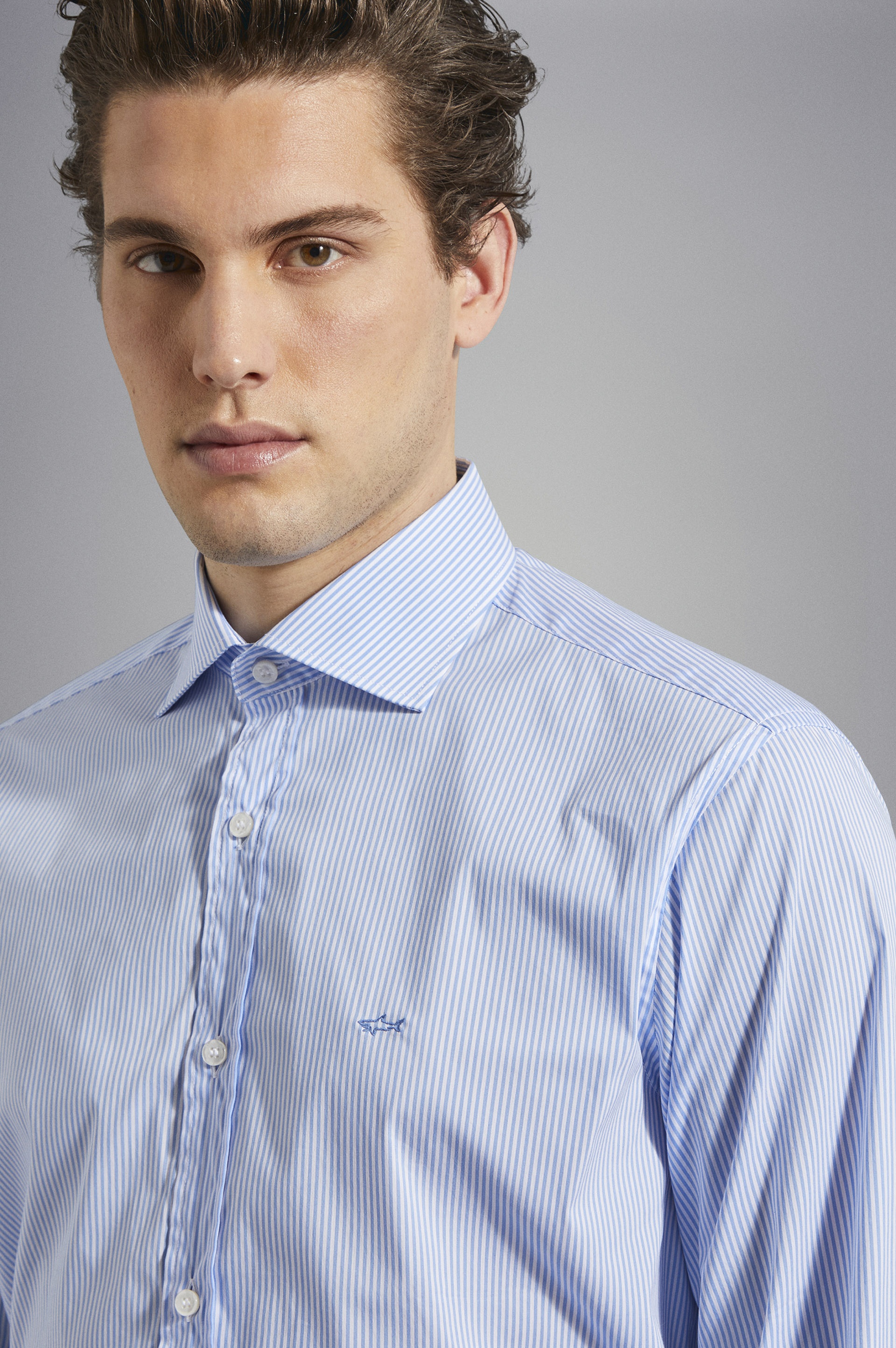 STRETCH COTTON SHIRT - 4