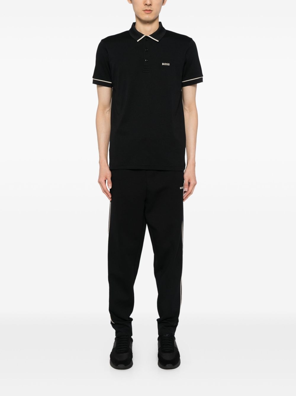 interlock-weave polo shirt - 2