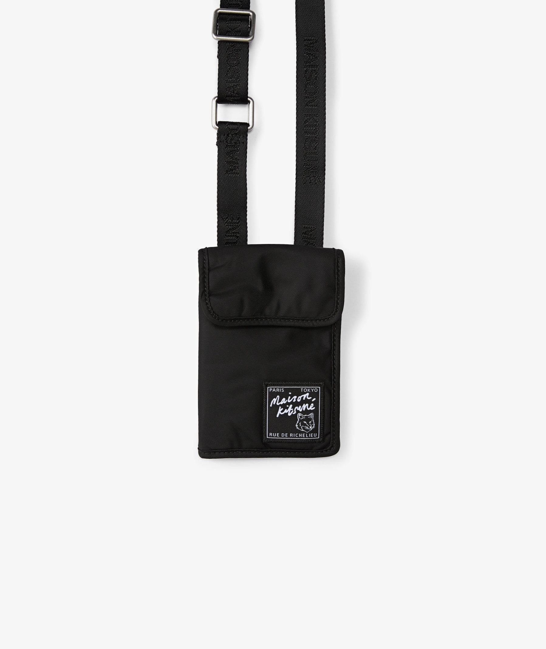 【関税込み】Neck Pouch Crossbody - Maison Kitsune - Nylon - Maison Kitsuné Nylon Neck Pouch | sivasdescalzo | REVERSIBLE
