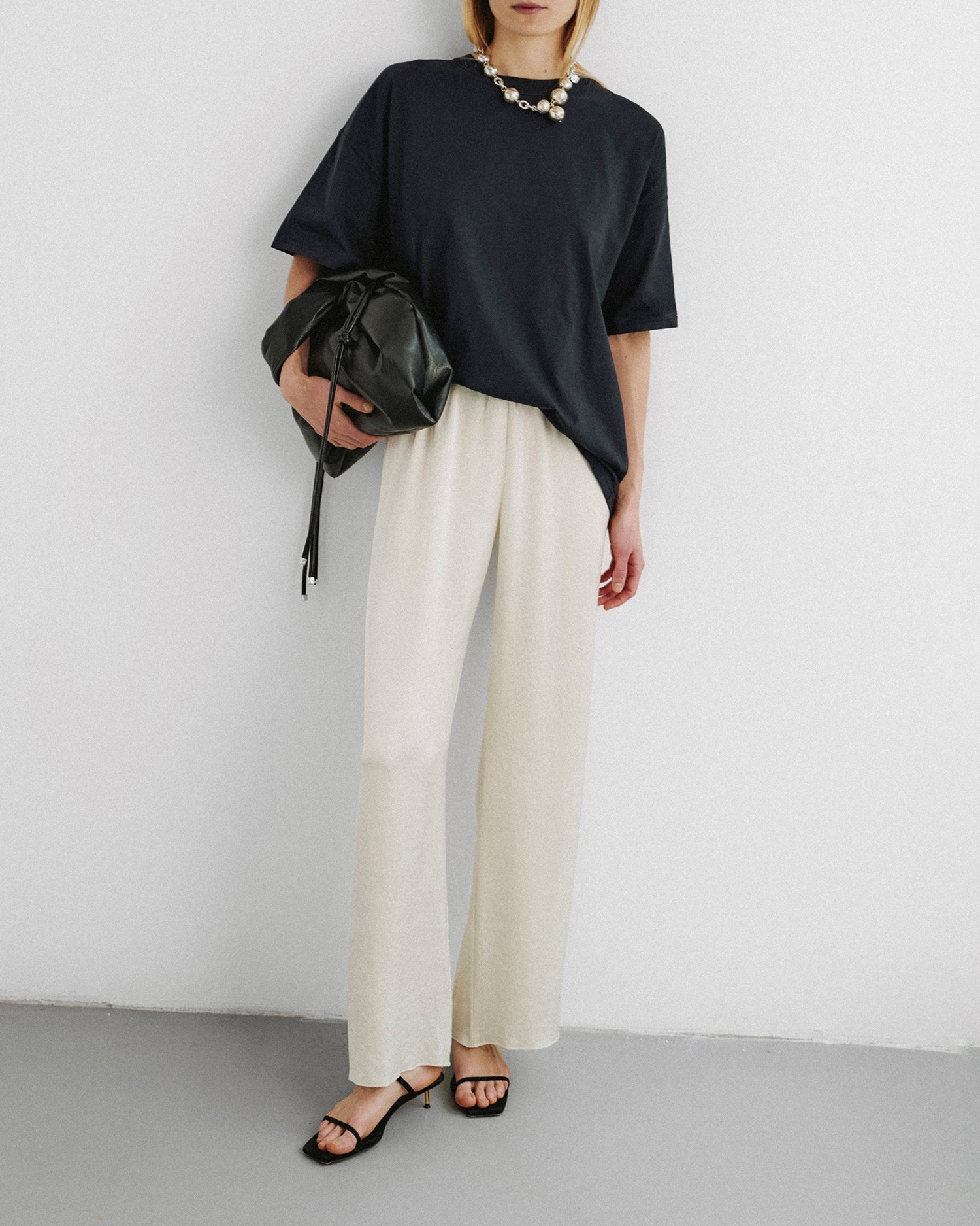 Washed Satin Pants - 3