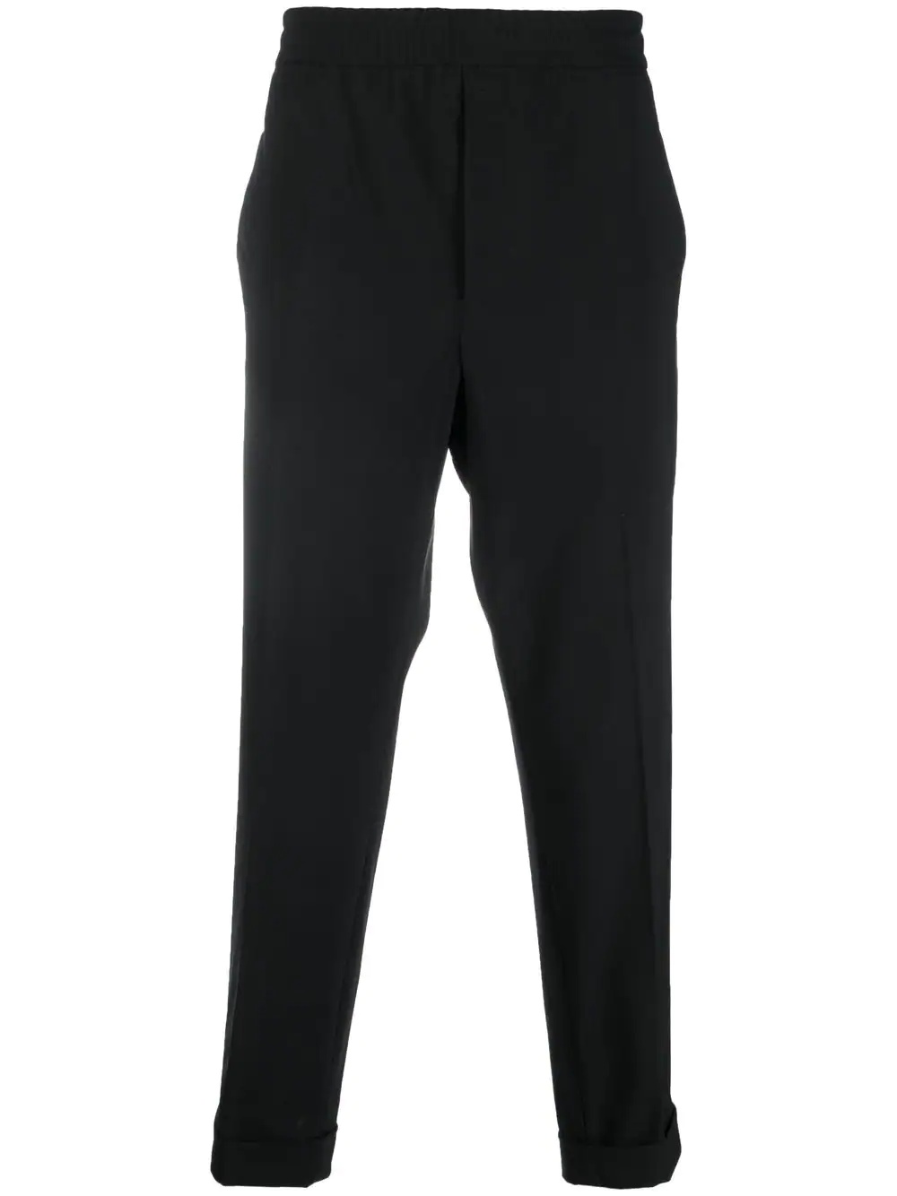 tapered cropped trousers - 1