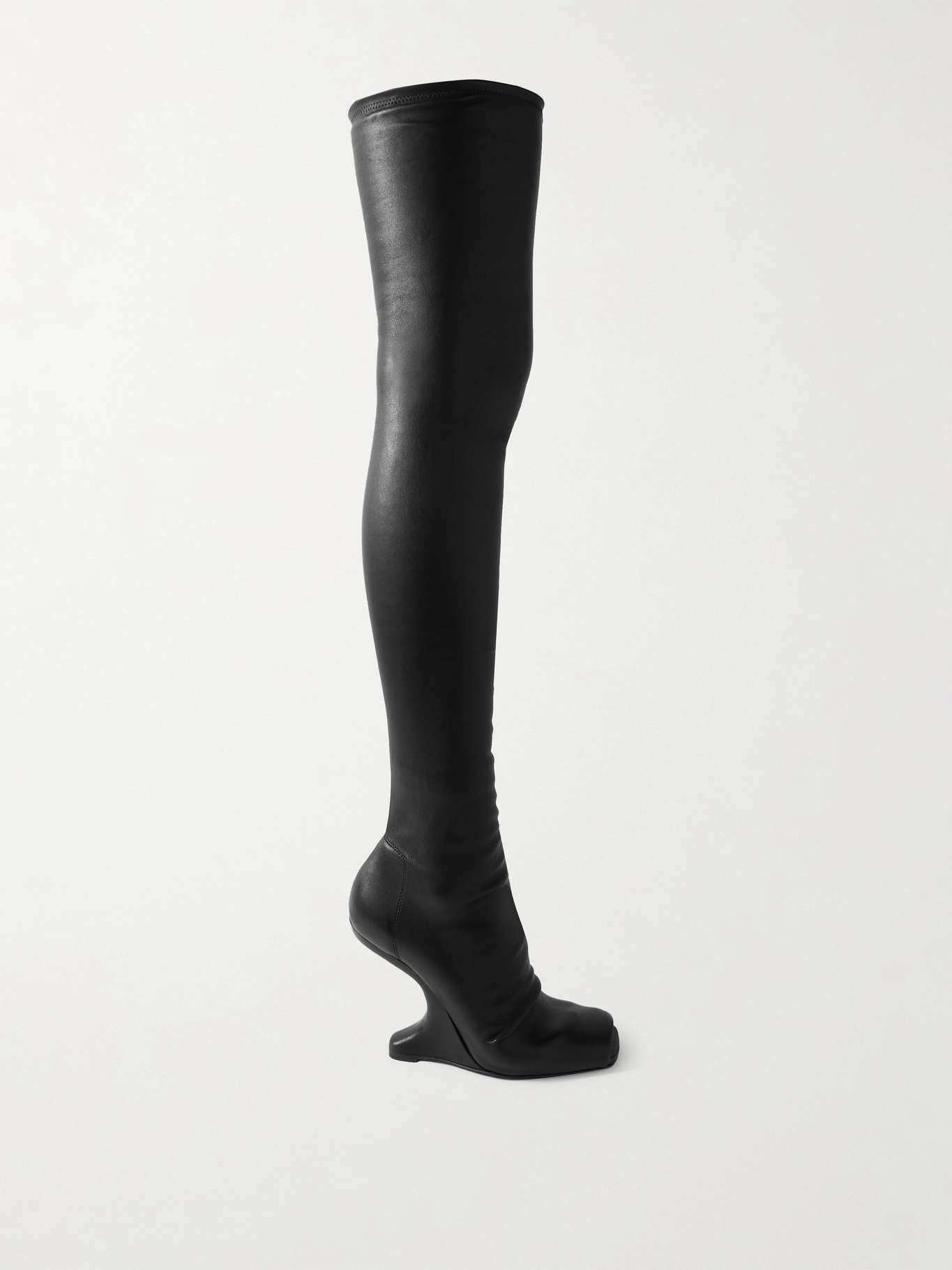 Cantilever leather over-the-knee boots - 1