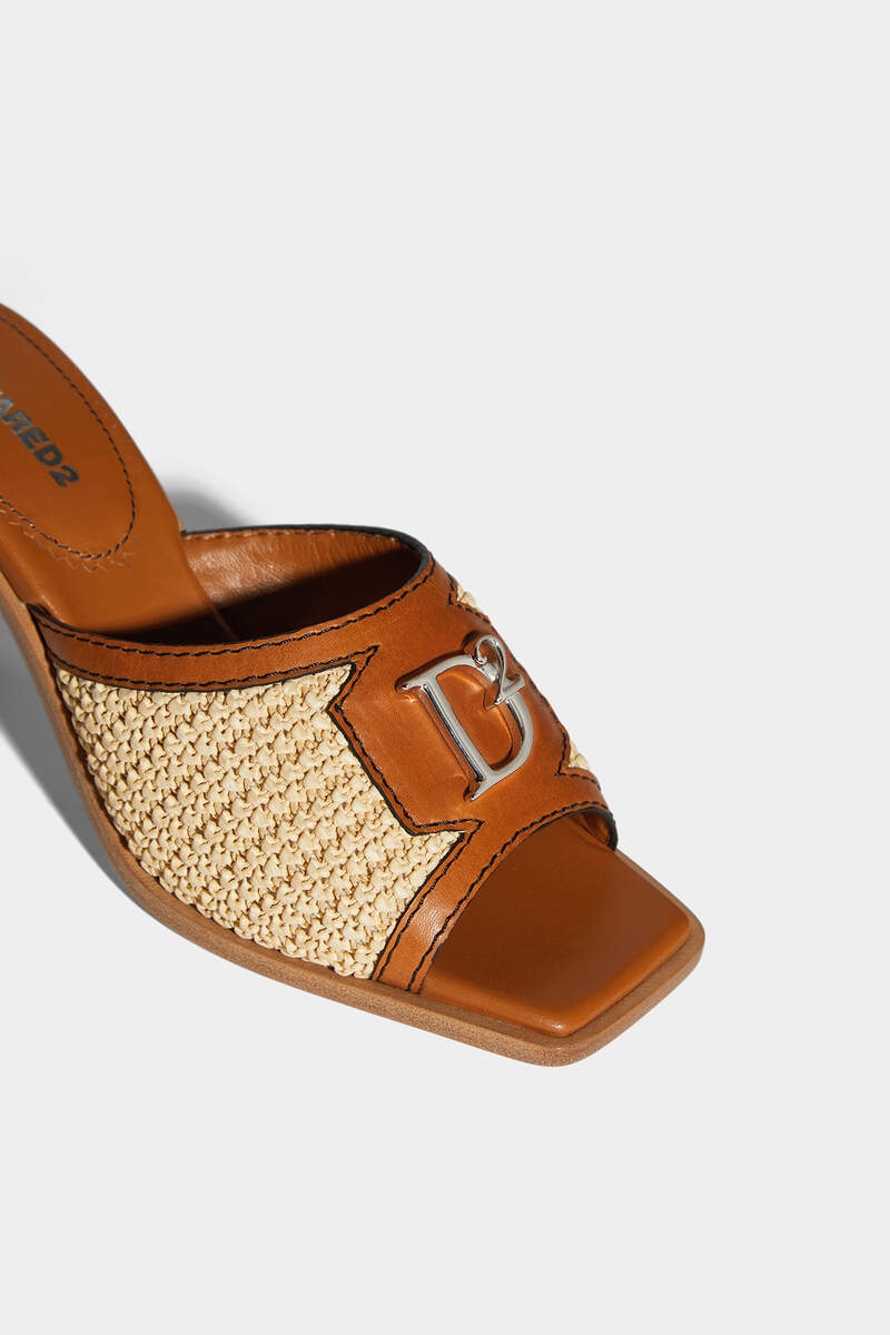 JUNGLE RAFIA SANDALS - 4