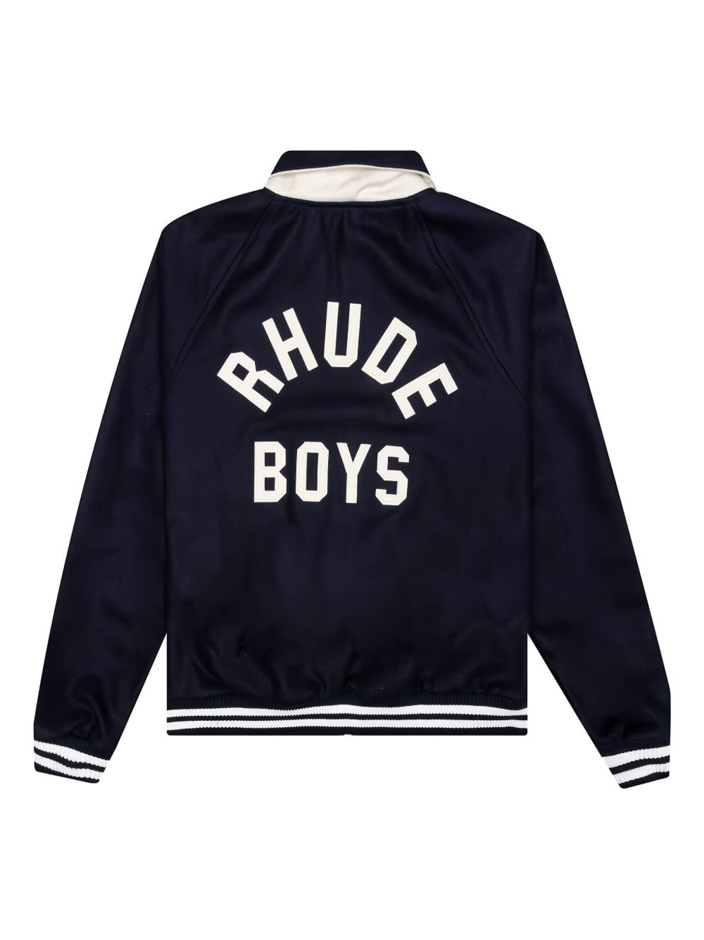 Boys Signature varsity-stripe bomber jacket - 2