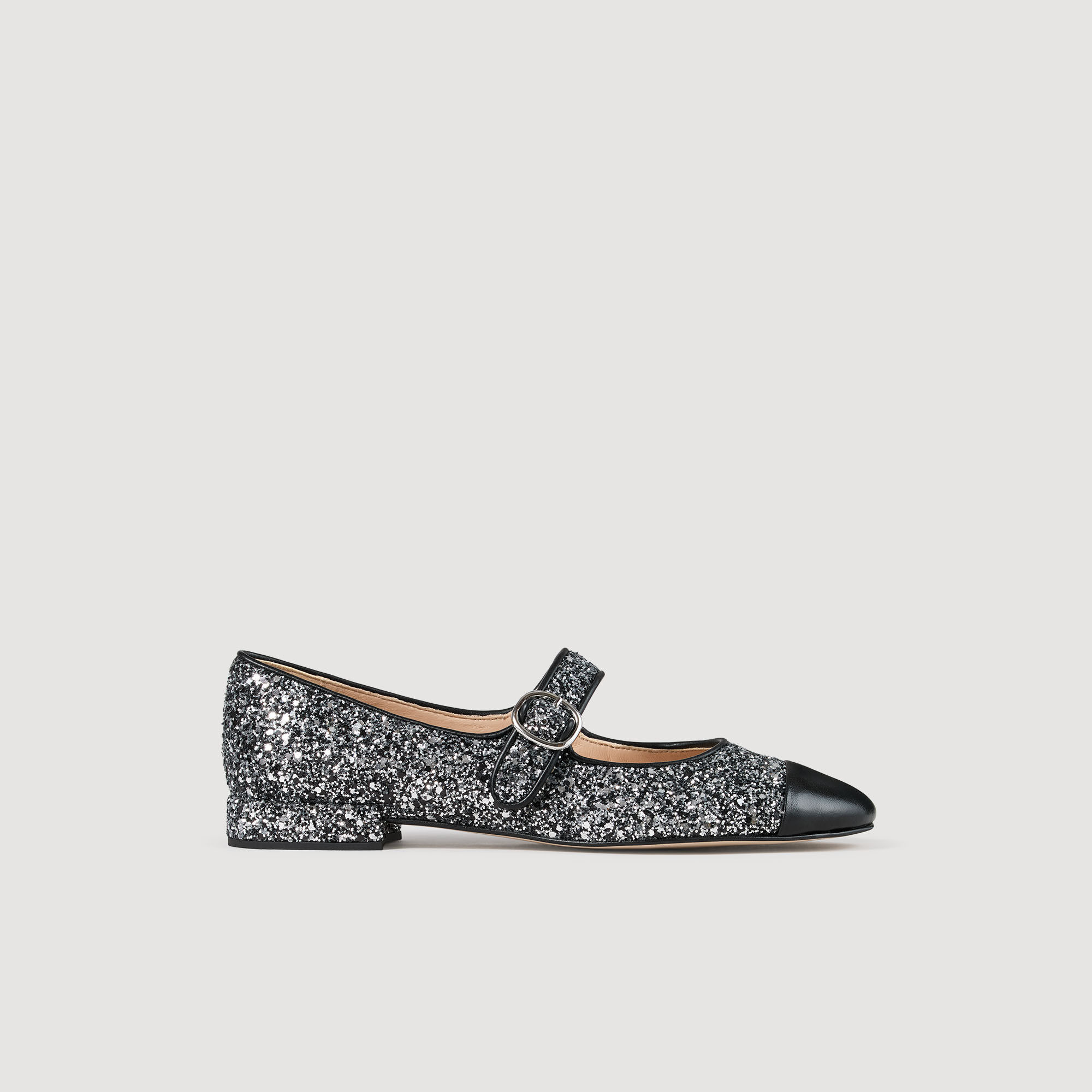 GLITTER BALLET FLATS - 5