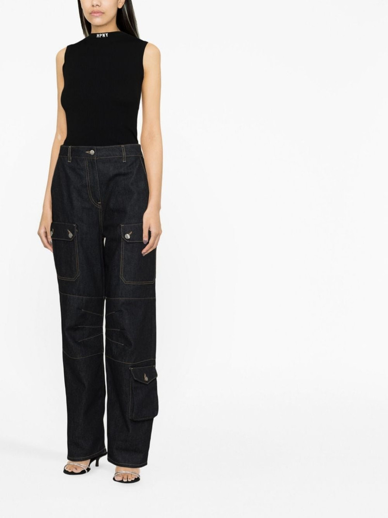 Heron Preston logo mock-neck bodysuit outlook