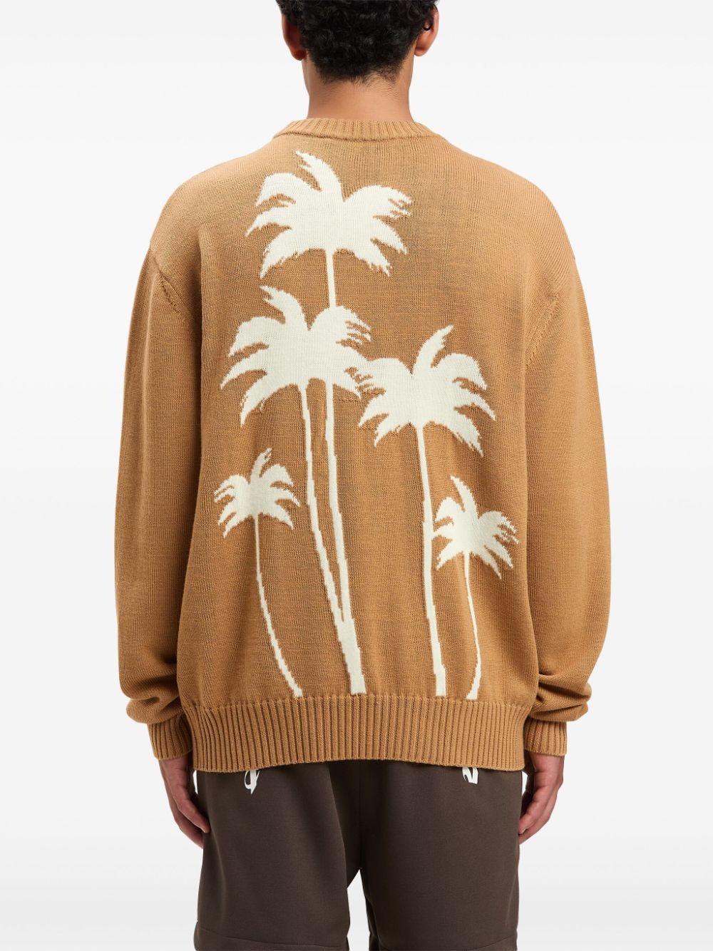 palms-knit sweater - 5