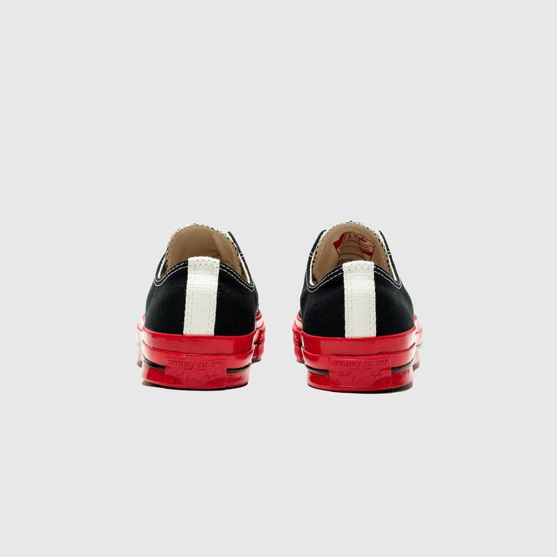 Comme des Garçons PLAY CHUCK TAYLOR ALL-STAR '70 OX "BLACK RED" outlook
