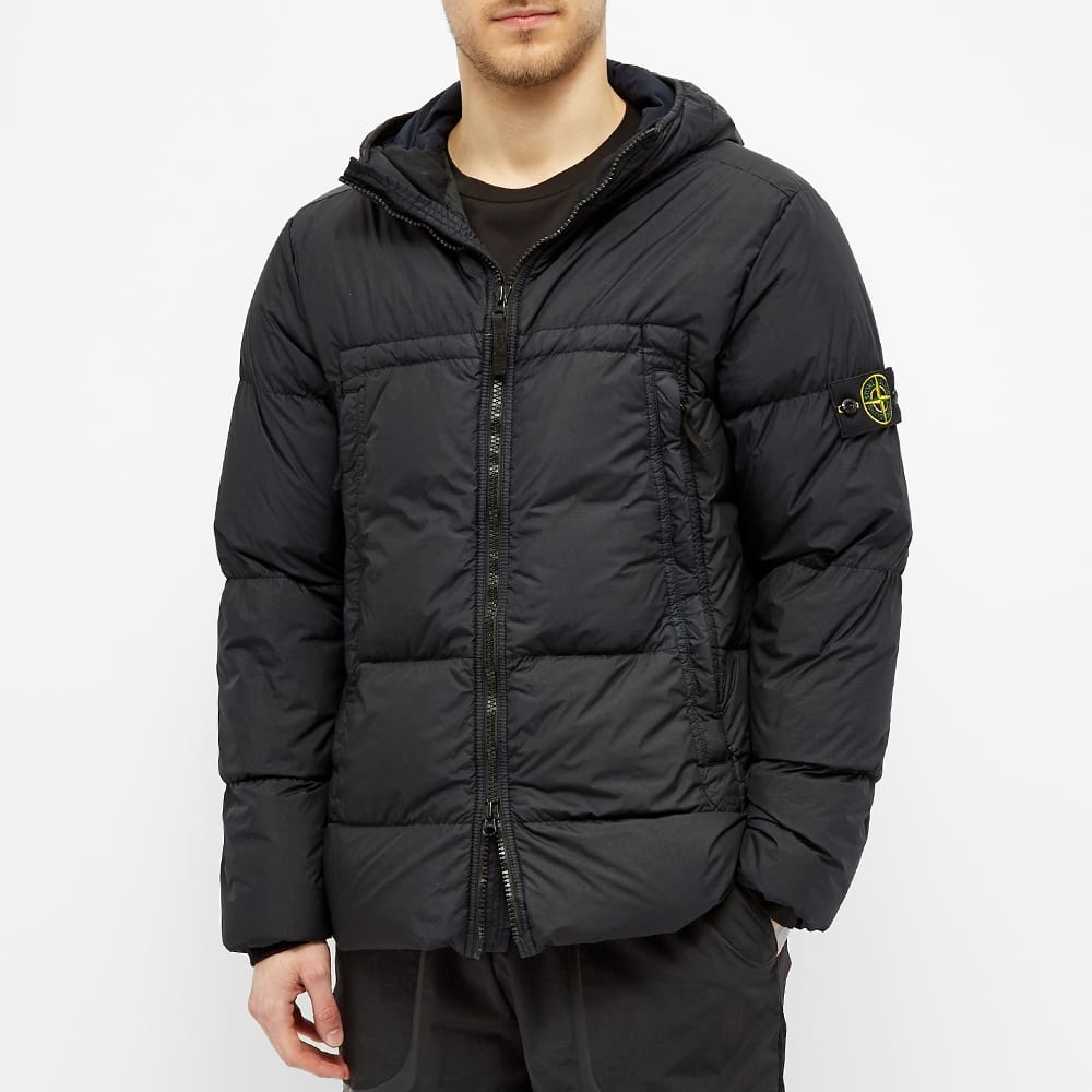 Stone Island Crinkle Reps Hooded Down Jacket - 5