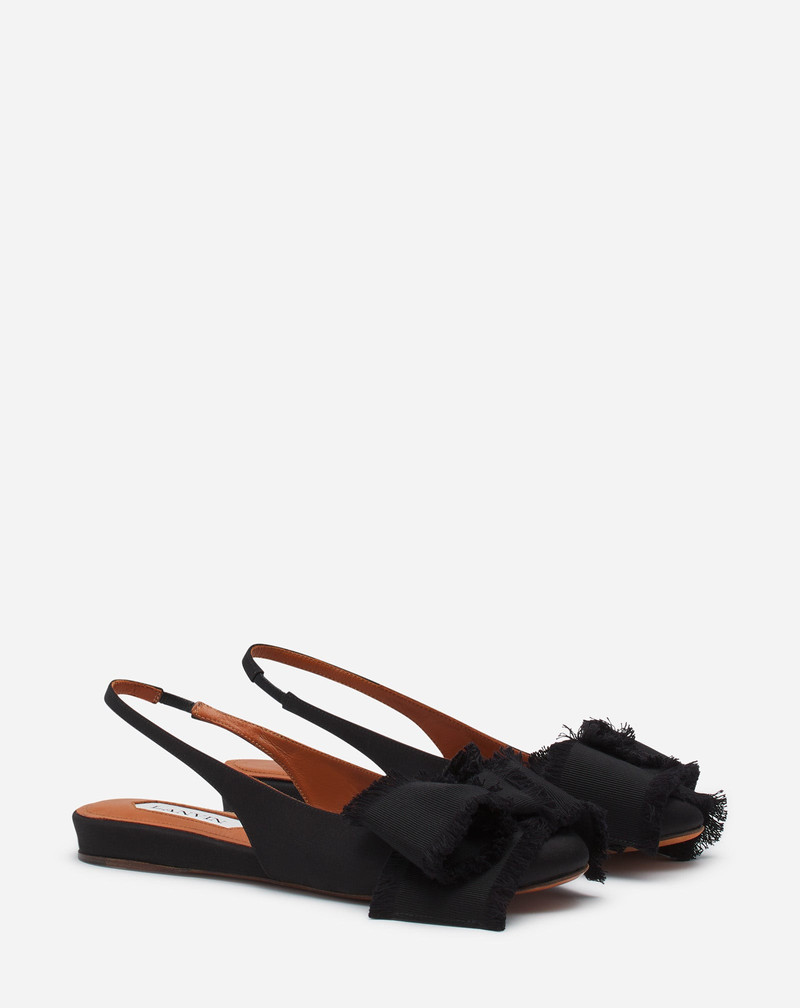 Lanvin SLINGBACK BALLERINA FLAT IN SATIN outlook