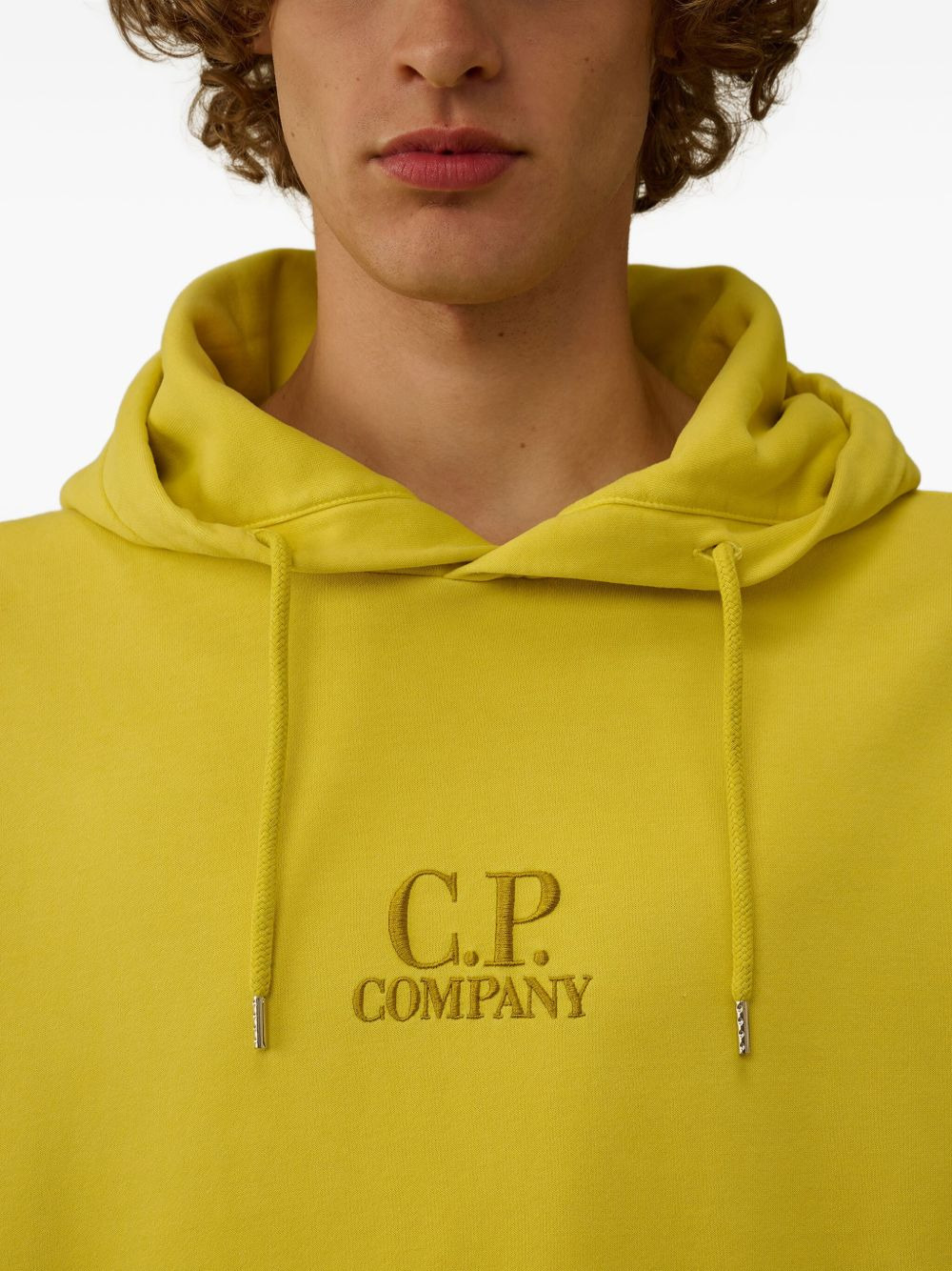 embroidered-logo hoodie - 5