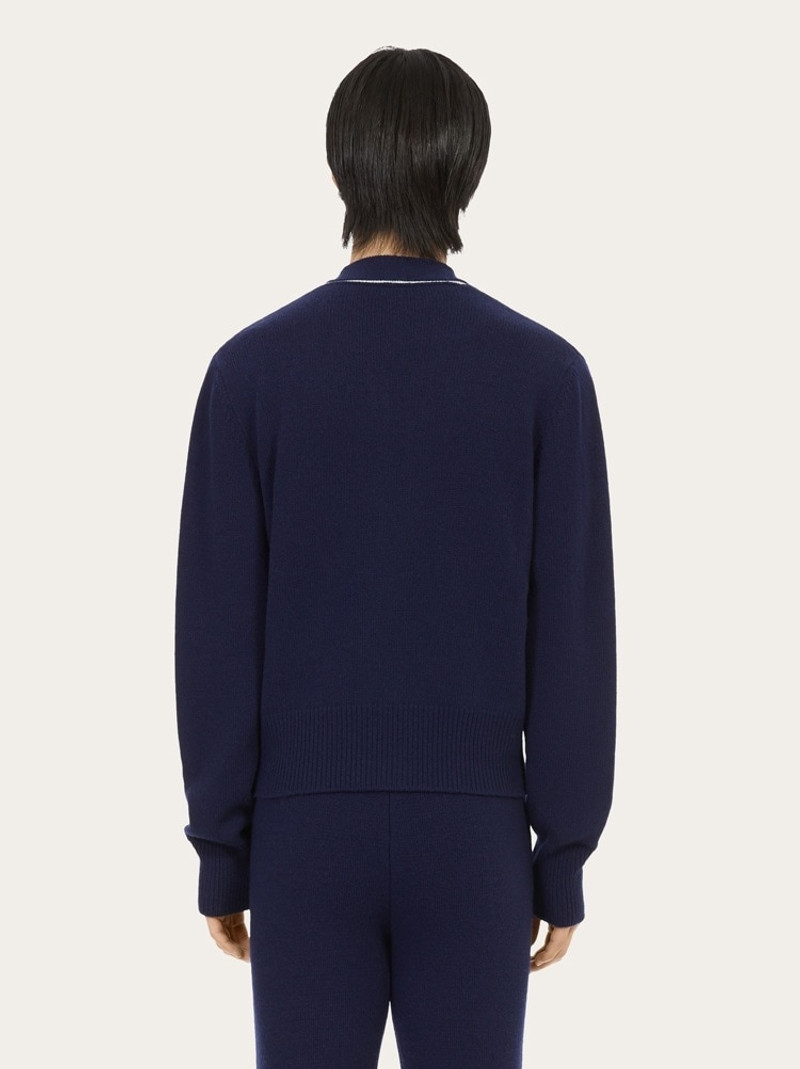 CARDIGAN WITH RIB DETAIL 3