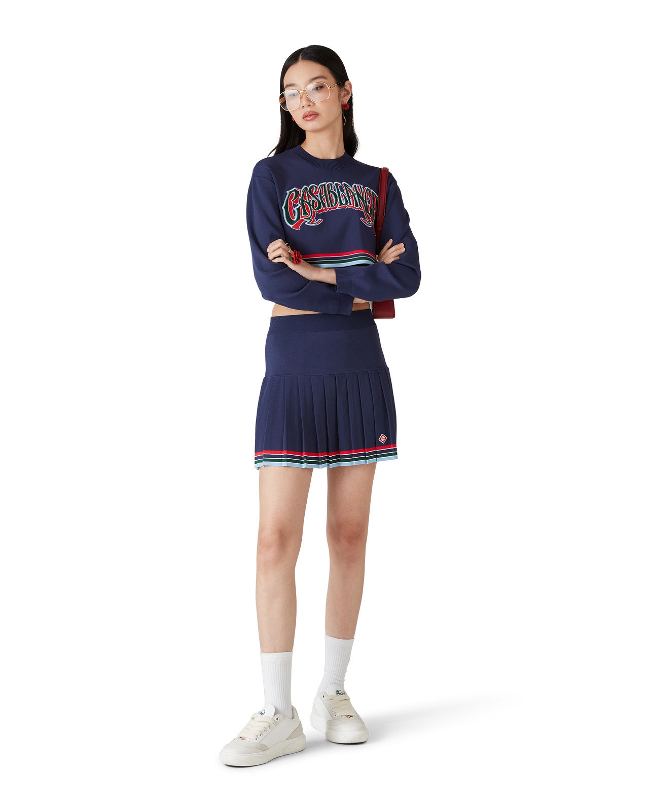 Baseball Pleated Skirt | Casablanca Paris - 2