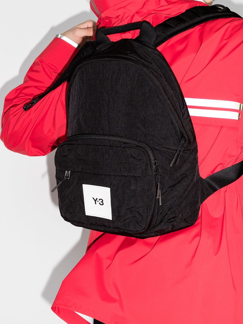 logo-patch backpack - 2