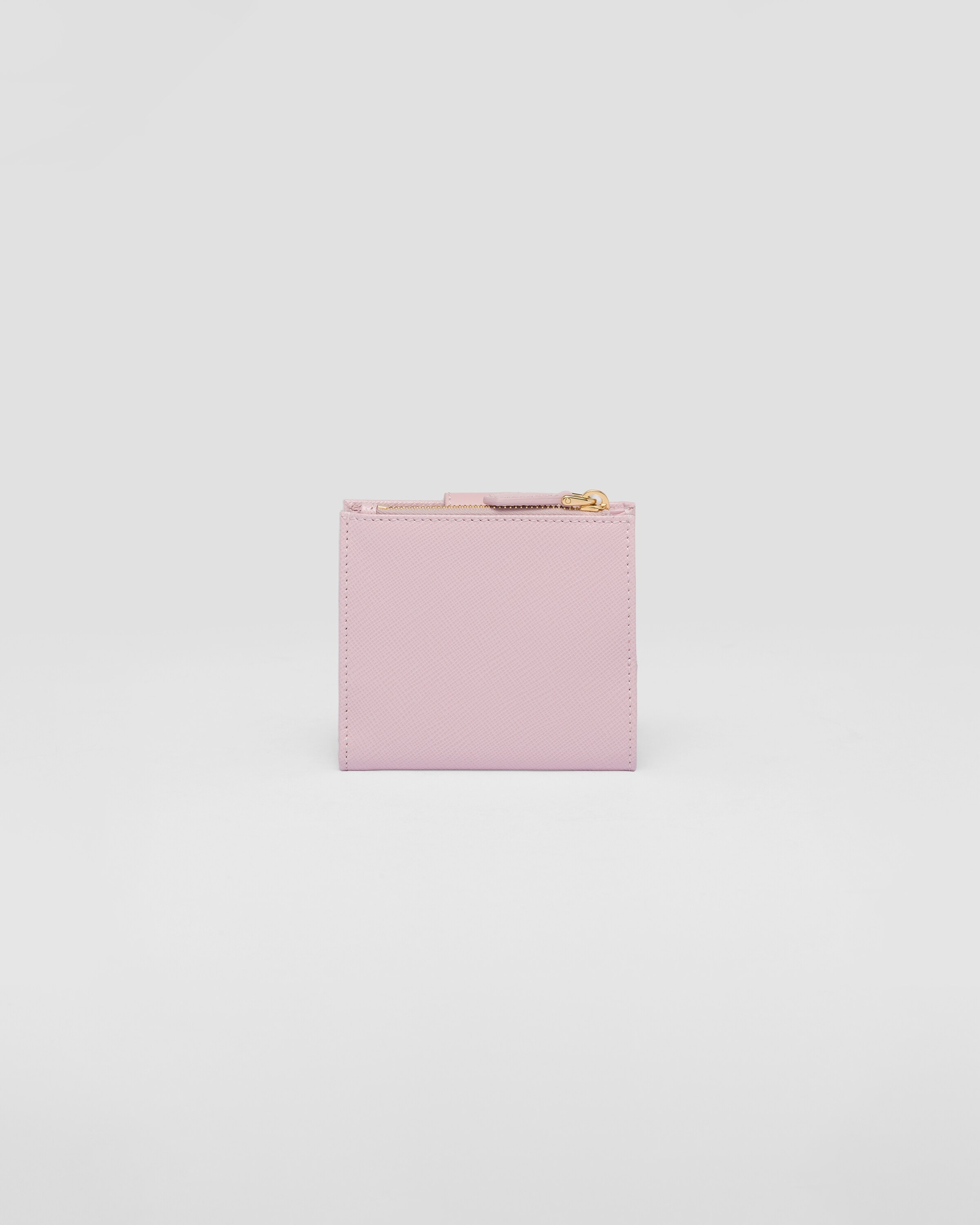 Small Saffiano and smooth leather wallet - 3