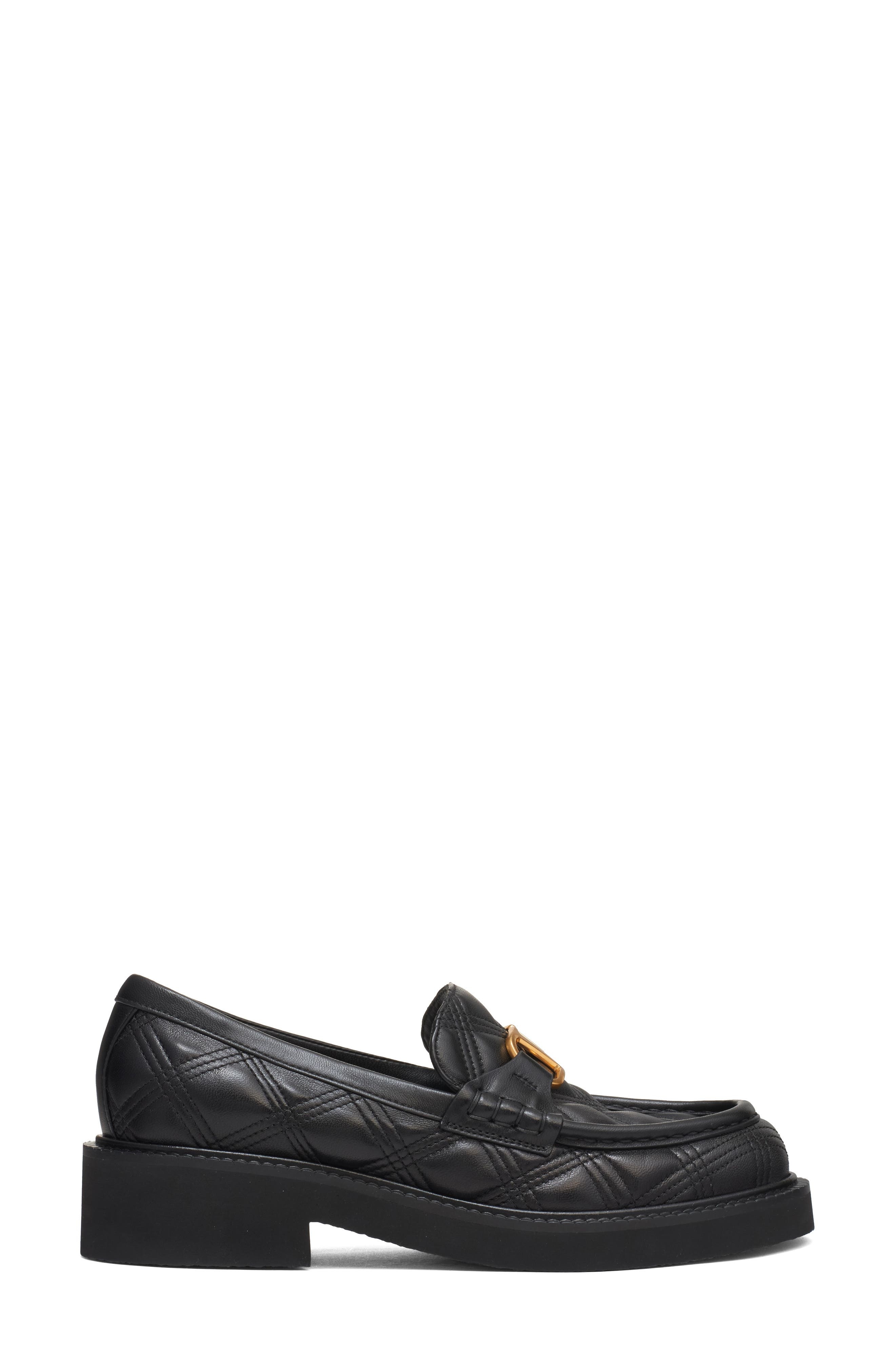 Valentino Garavani Quiltie 67 Platform Loafer in Black at Nordstrom - 3