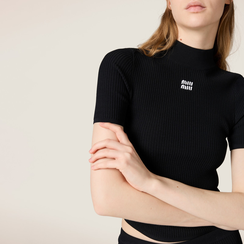 Viscose turtleneck sweater 5