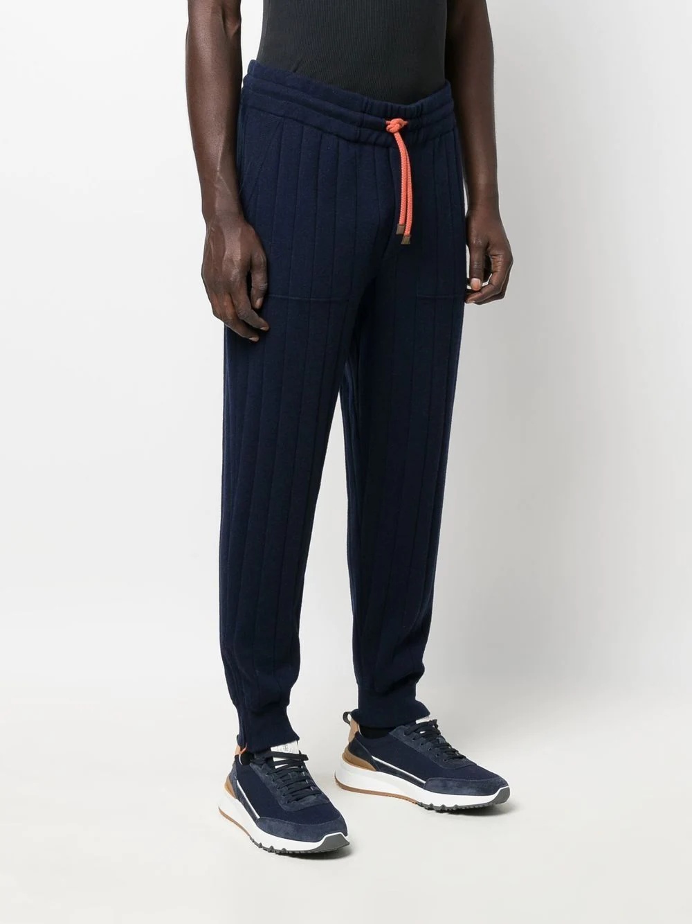 cashmere ribbed joggers - 3