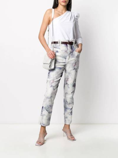 Isabel Marant Eloise high-rise tie-dye jeans outlook