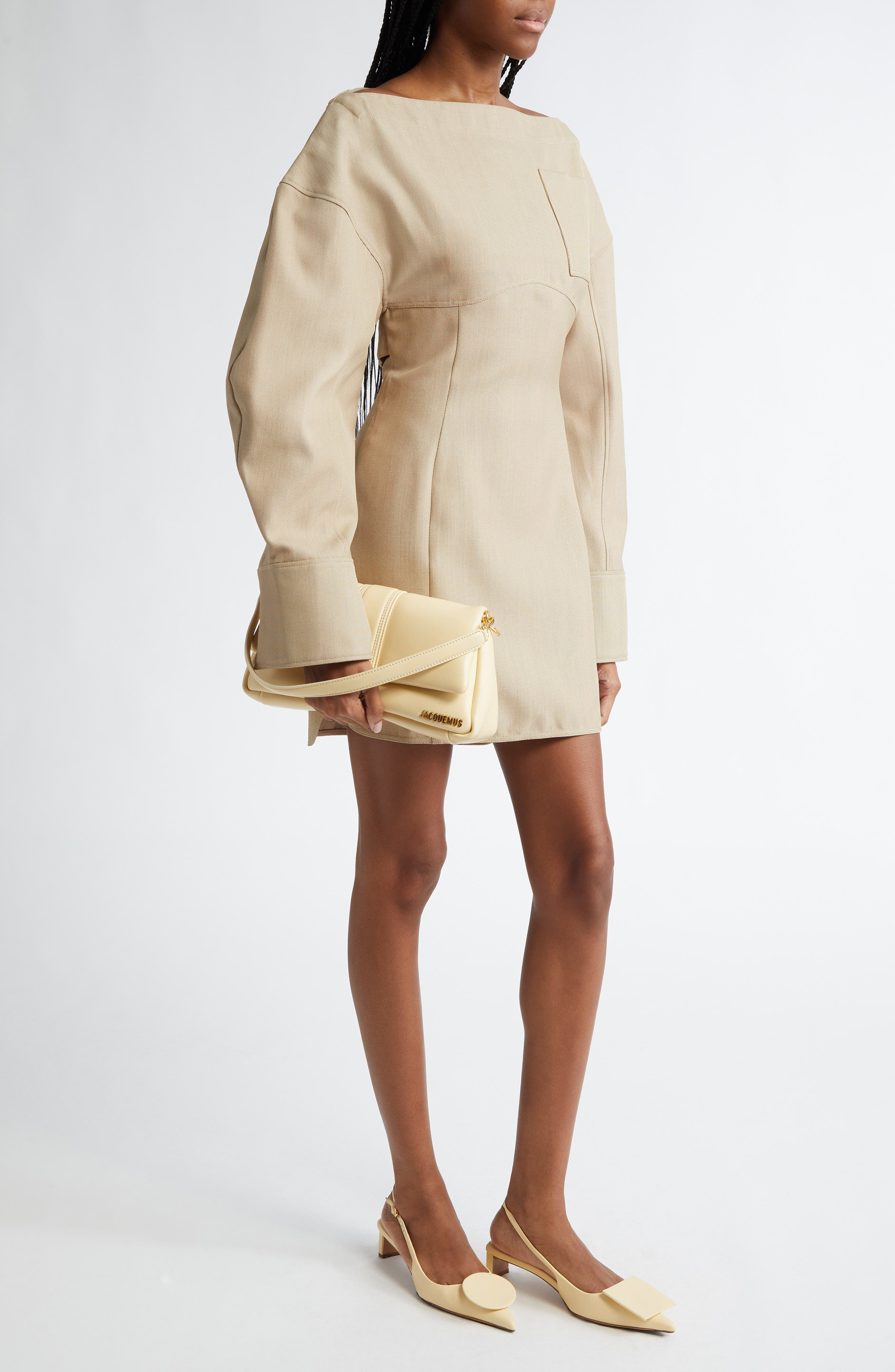 Jacquemus Le Bambimou Satchel in Ivory 120 at Nordstrom - 2