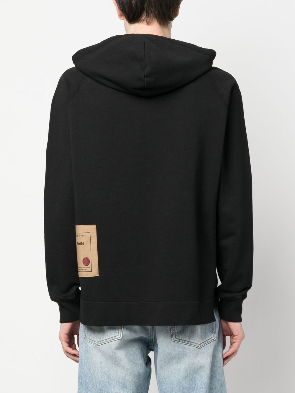 patch-pocket detail hoodie - 4