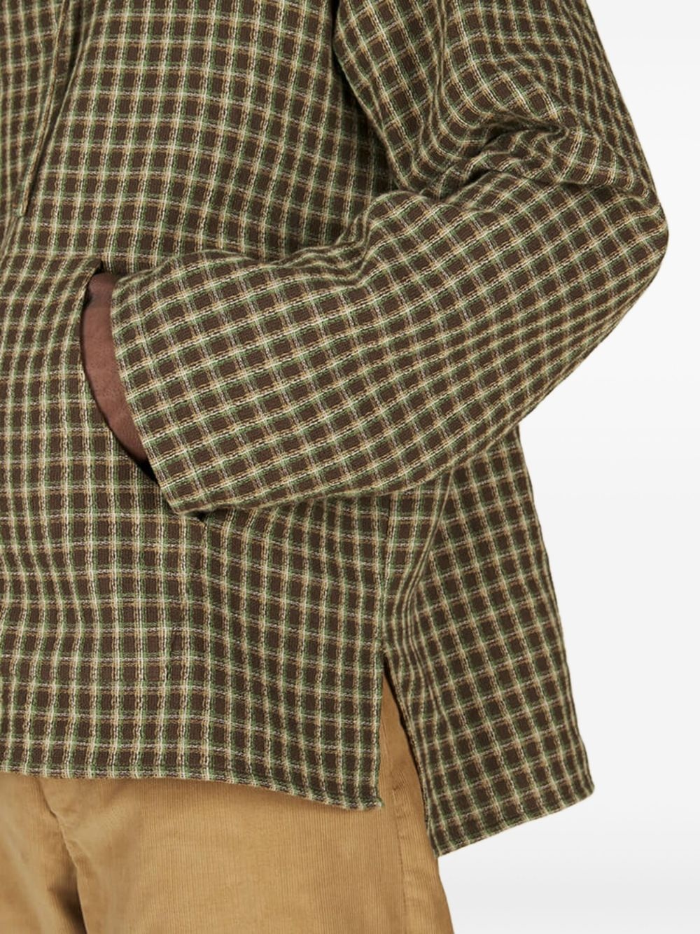 CHECKED HOODIE - 4