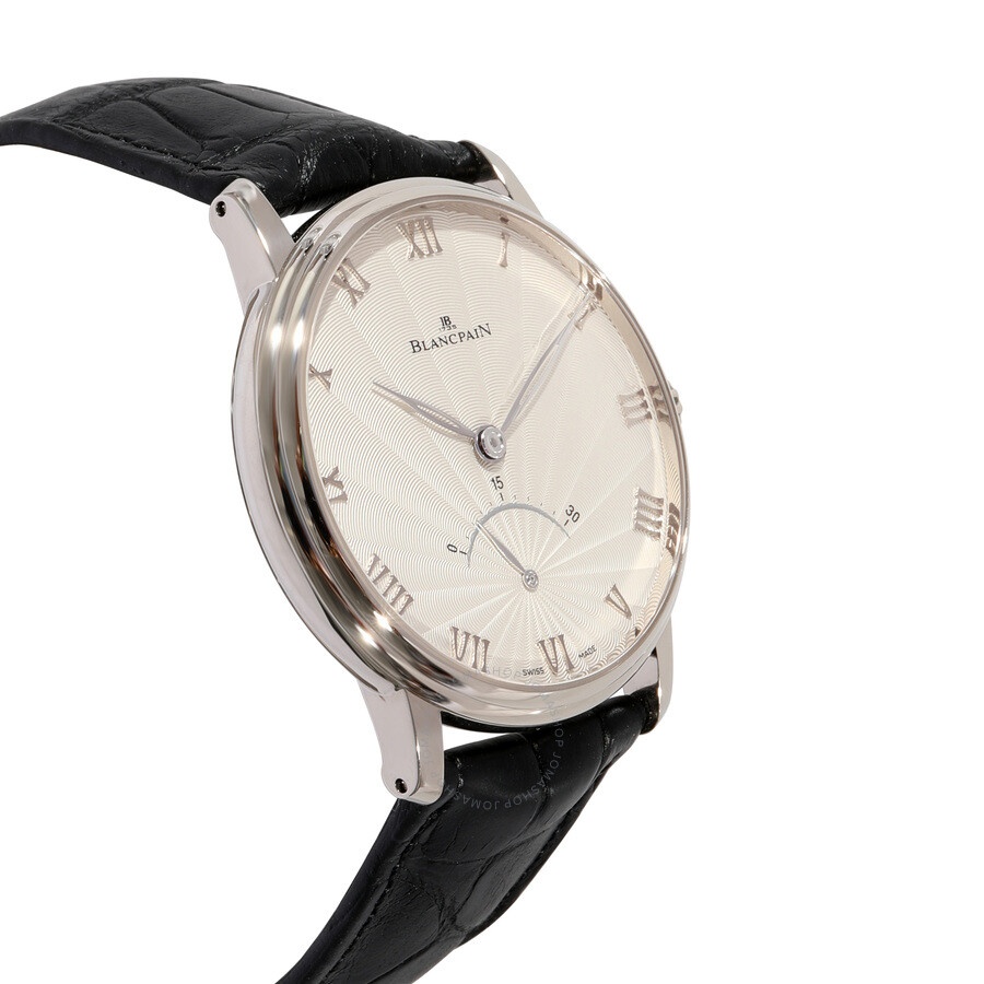 Pre-owned Blancpain Villeret Flinqué Opaline Dial Men's Watch 6653-1542-55b - 3