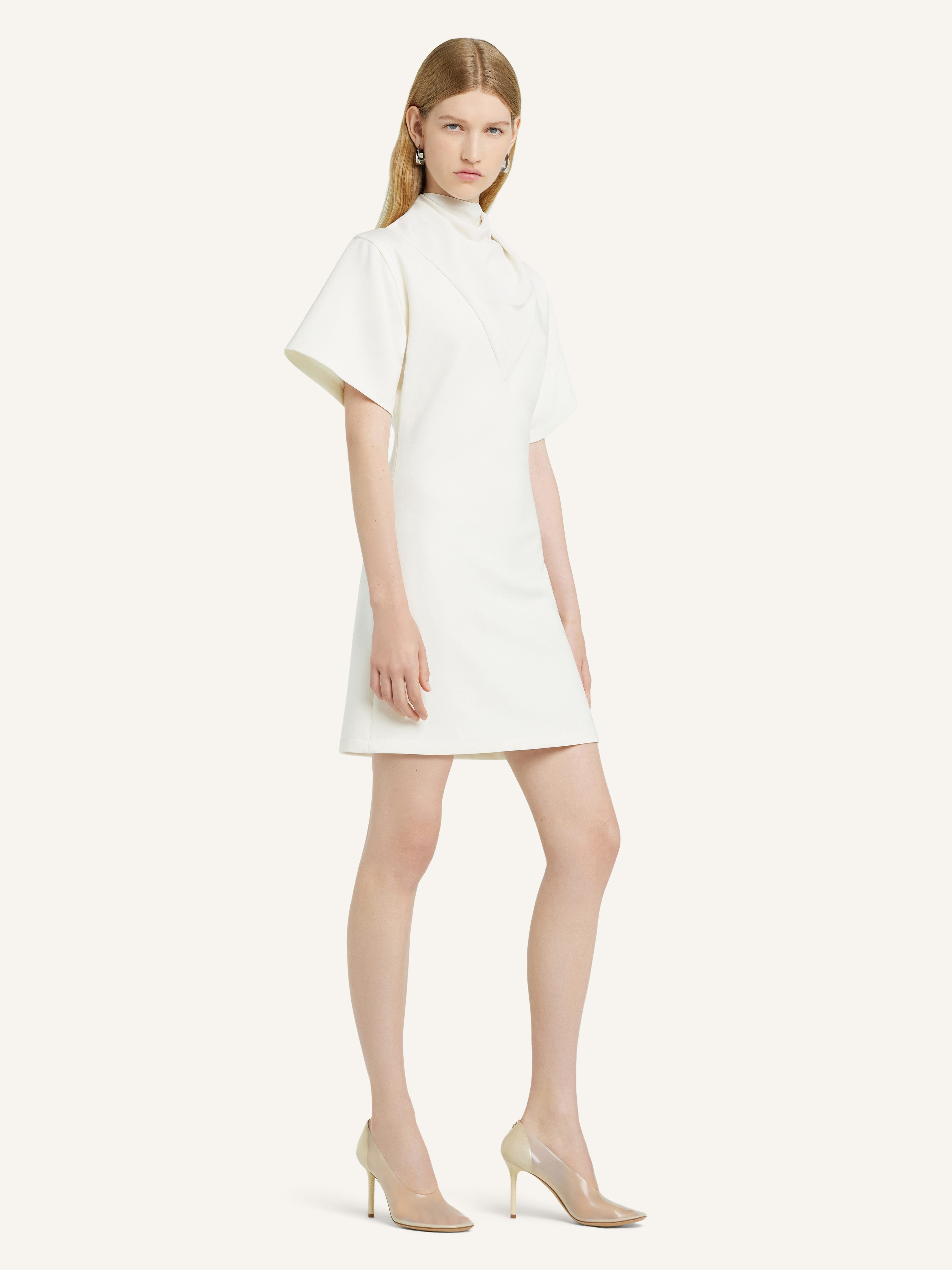 SCARF A-LINE DRESS - 3