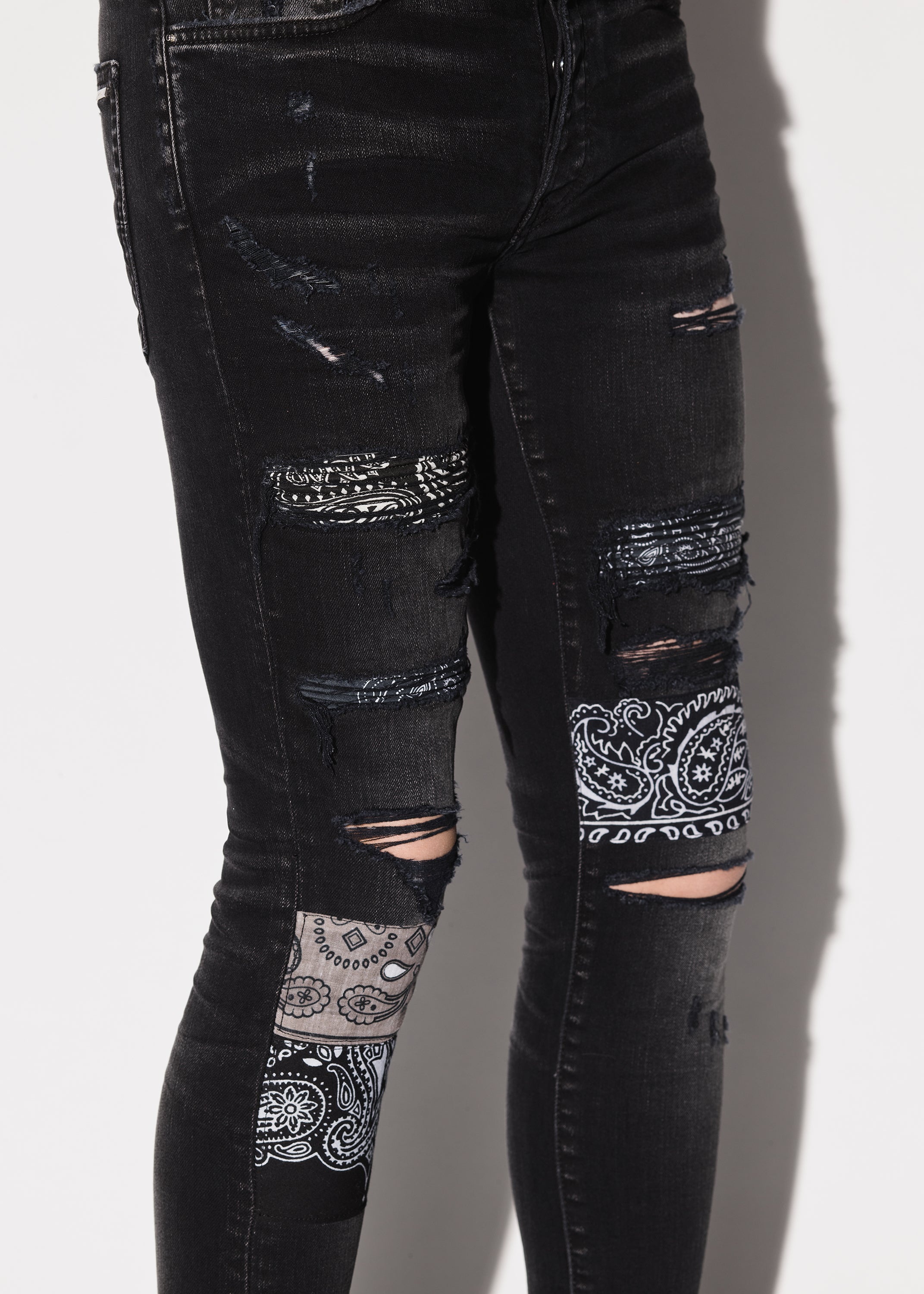 VINTAGE BANDANA ARTPATCH JEAN - 7