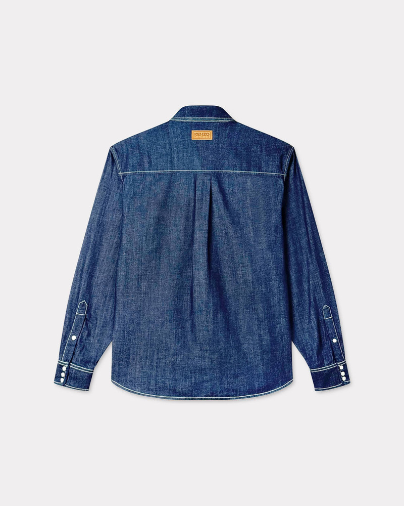 KENZO 'KENZO Creations' embroidered western shirt in japanese denim outlook