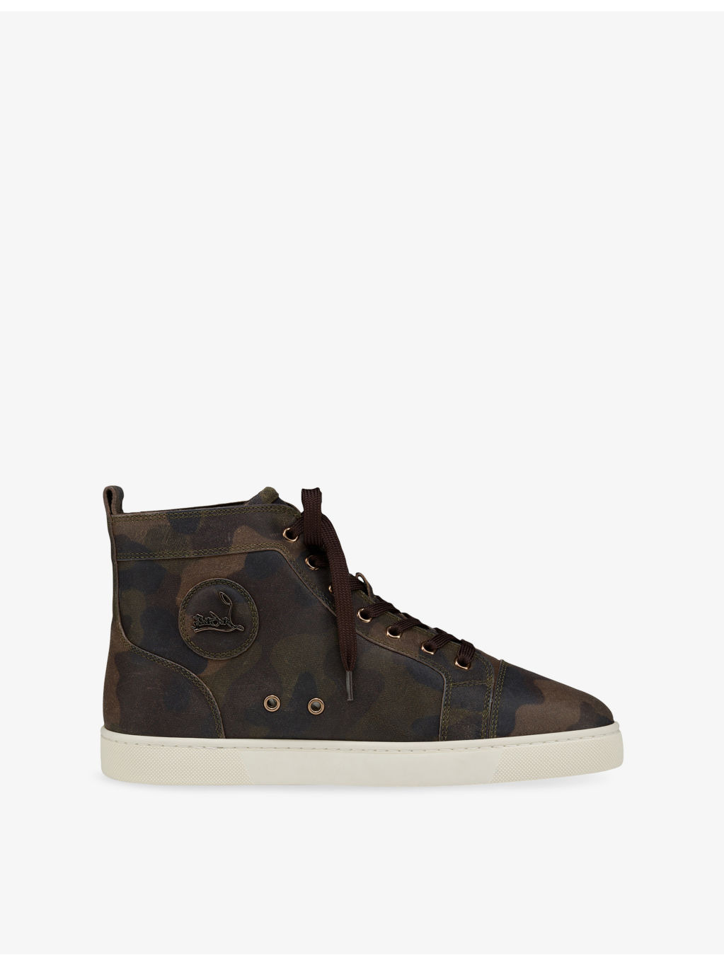 Louis Crosta Camouflage High-Top Leather Sneakers - 2