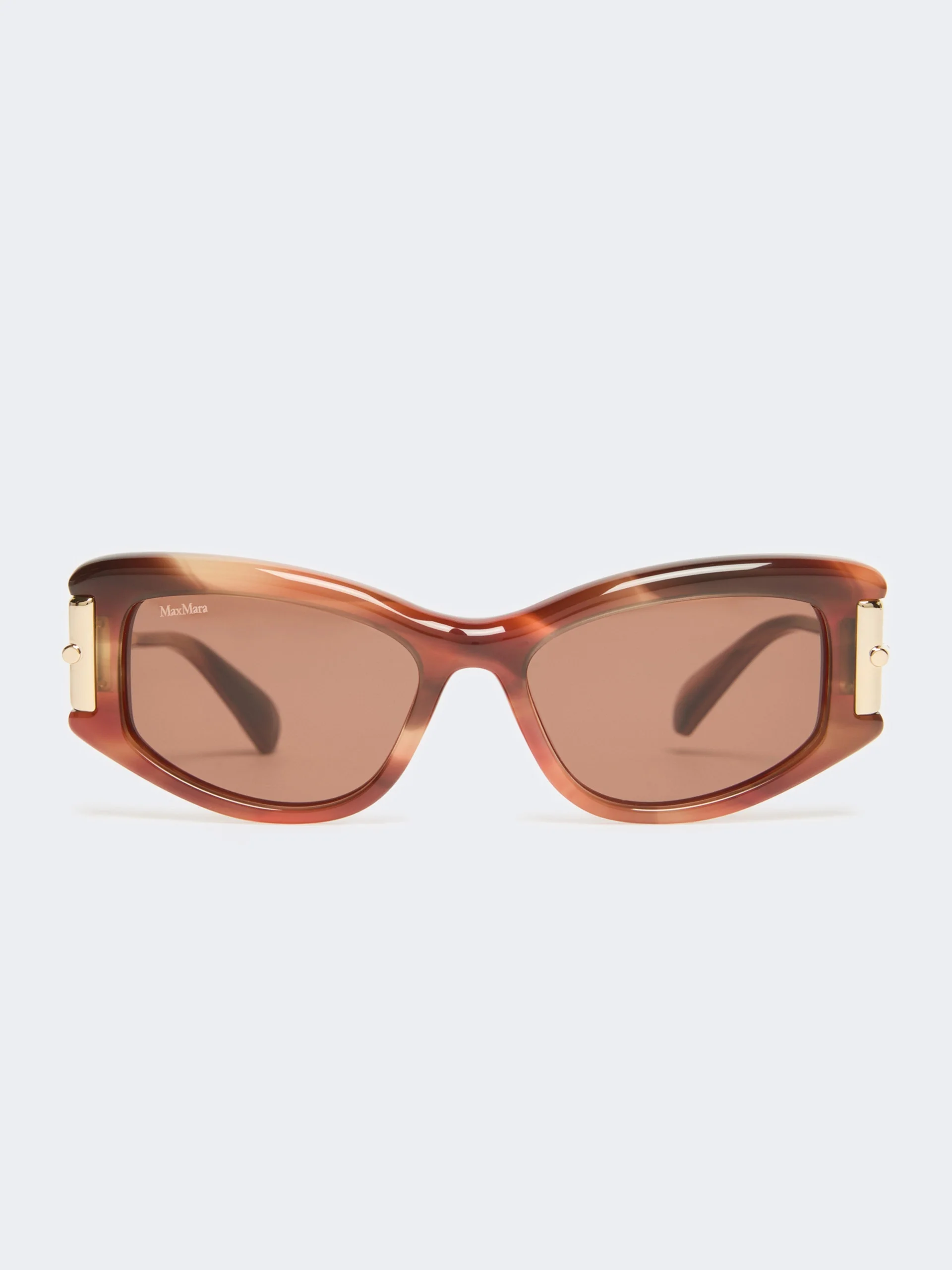AIRONE Square acetate glasses - RUST - 1