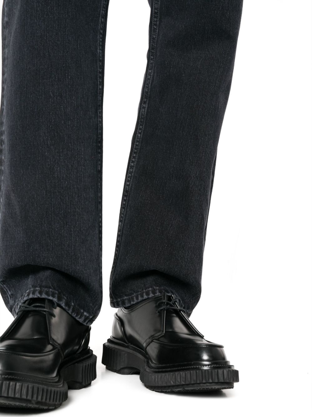 straight-leg organic-cotton jeans - 5