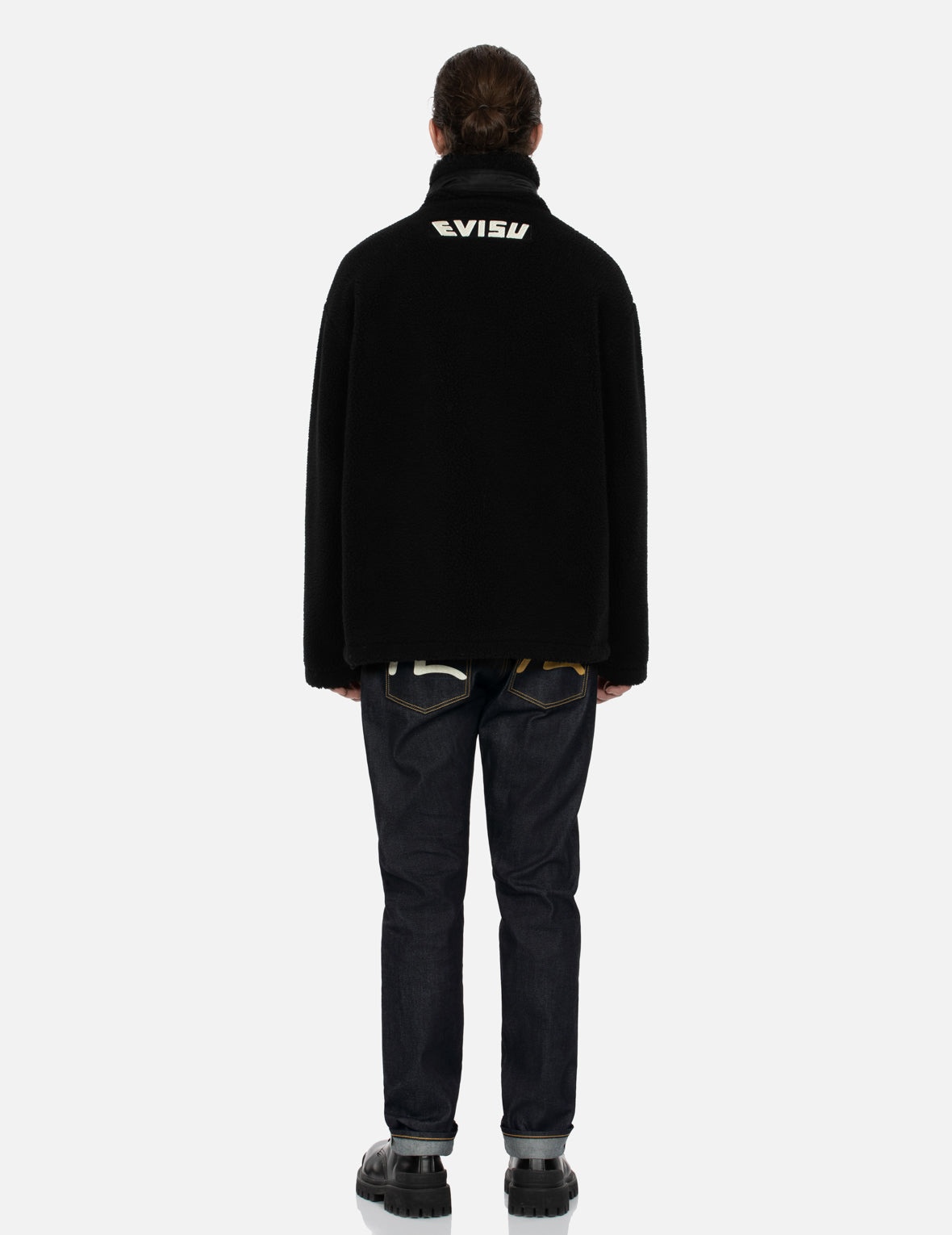 GODHEAD AND SEAGULL JACUARD RELAX FIT SHERPA JACKET - 6