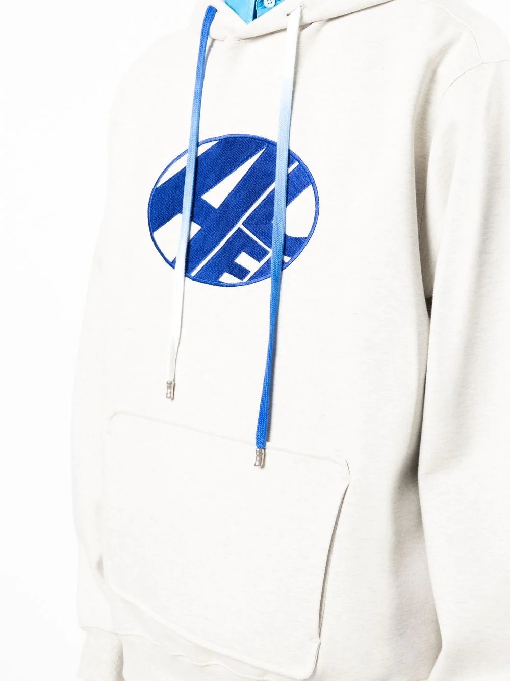 logo-print drawstring hoodie - 5