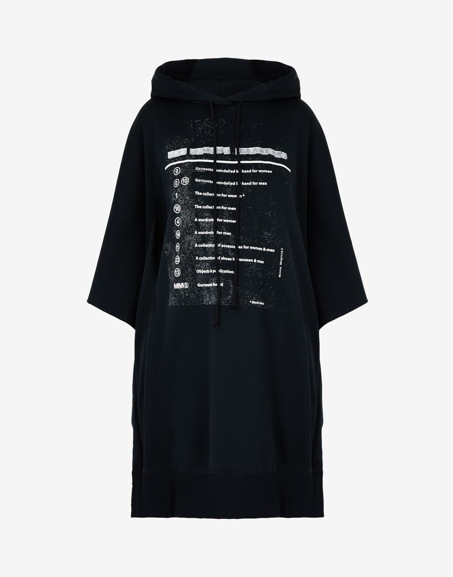 Explanation Post-It hoodie dress - 1