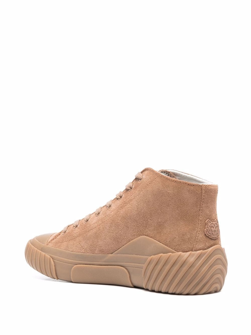 panelled sole high-top sneakers - 3