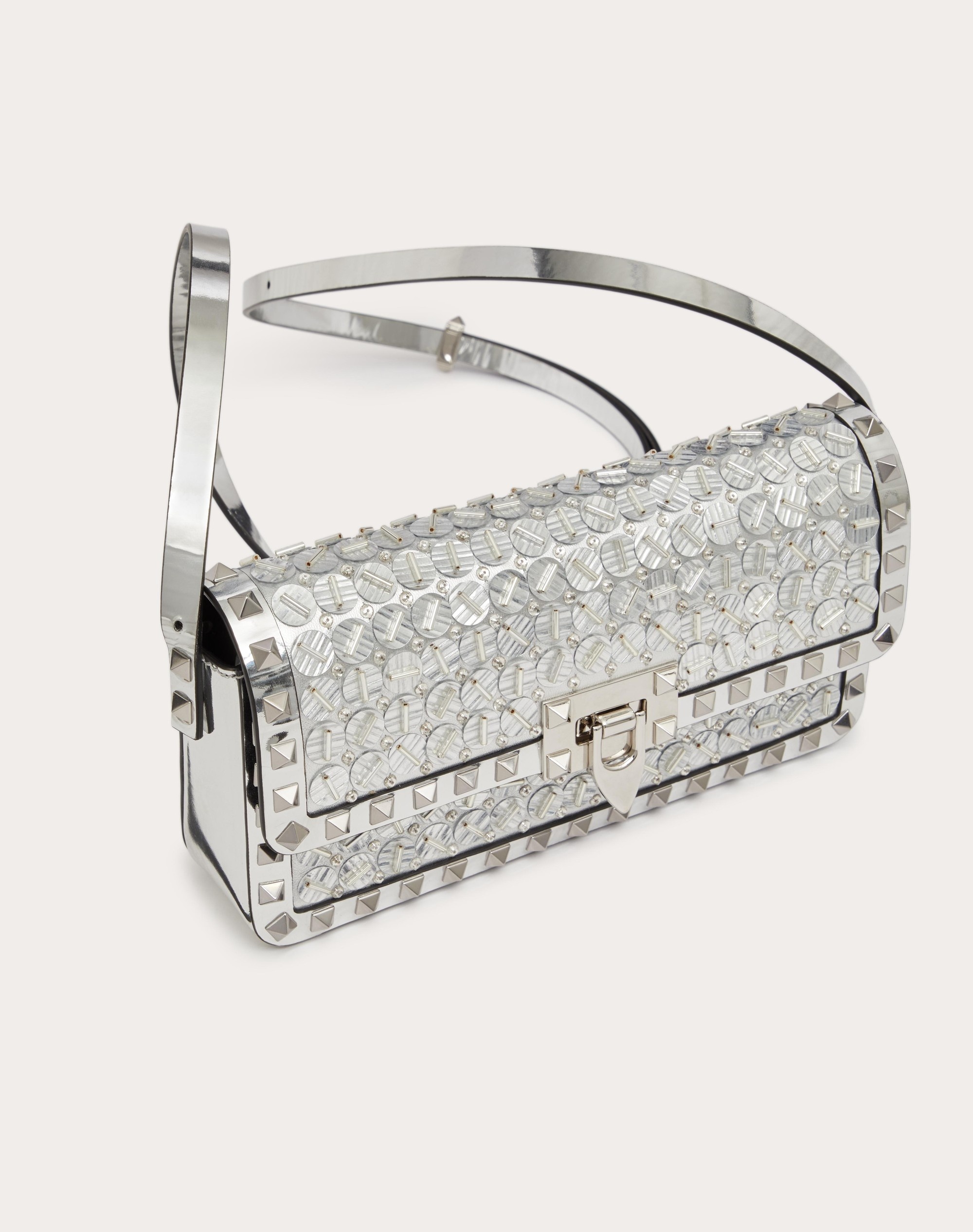 ROCKSTUD23 E/W EMBROIDERED SHOULDER BAG - 5