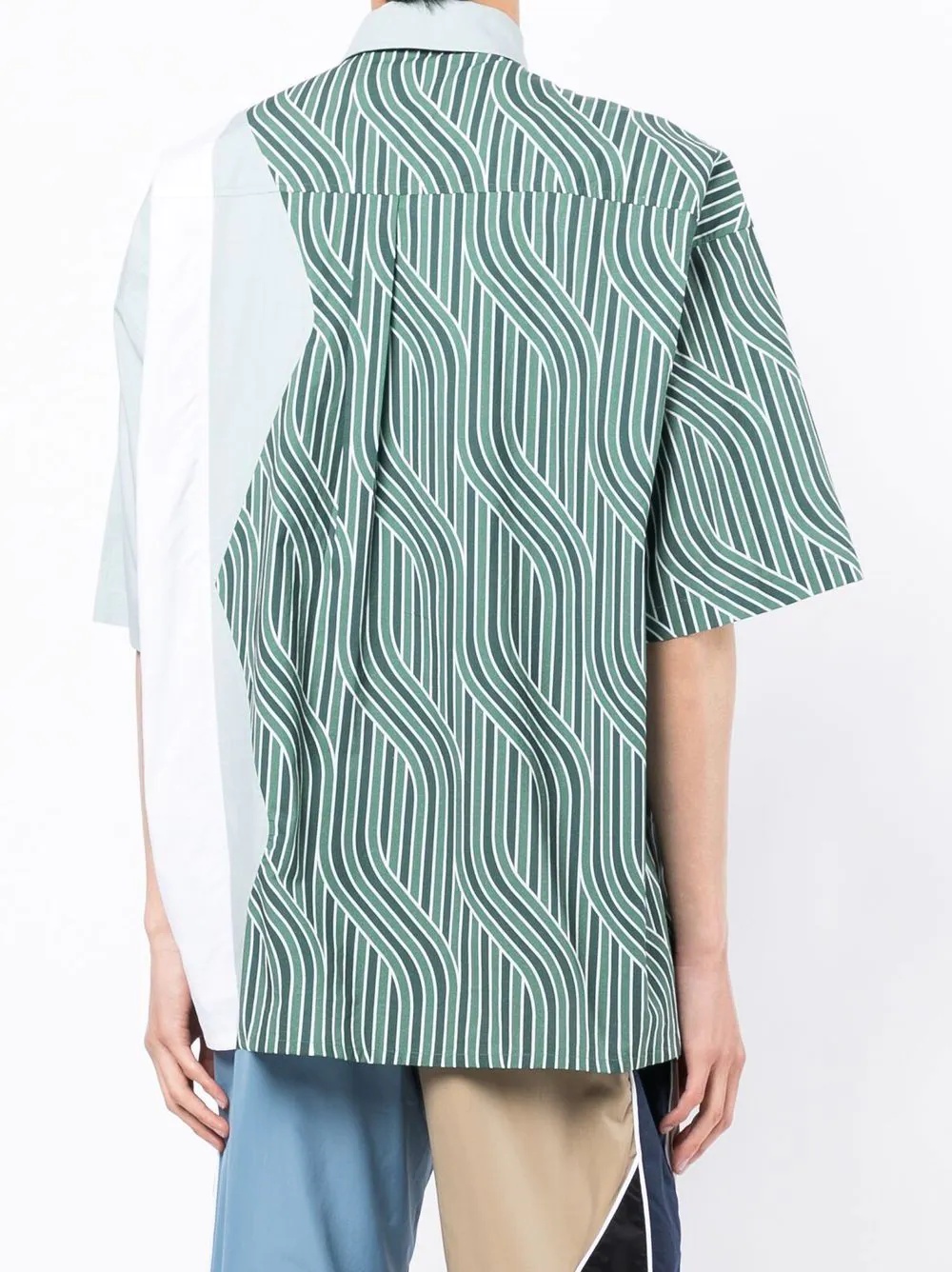 zig-zag oversized shirt - 4