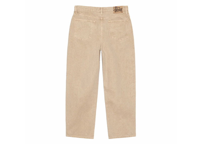 Stüssy Stussy Big Ol' Needlepunch Canvas Jean Khaki outlook