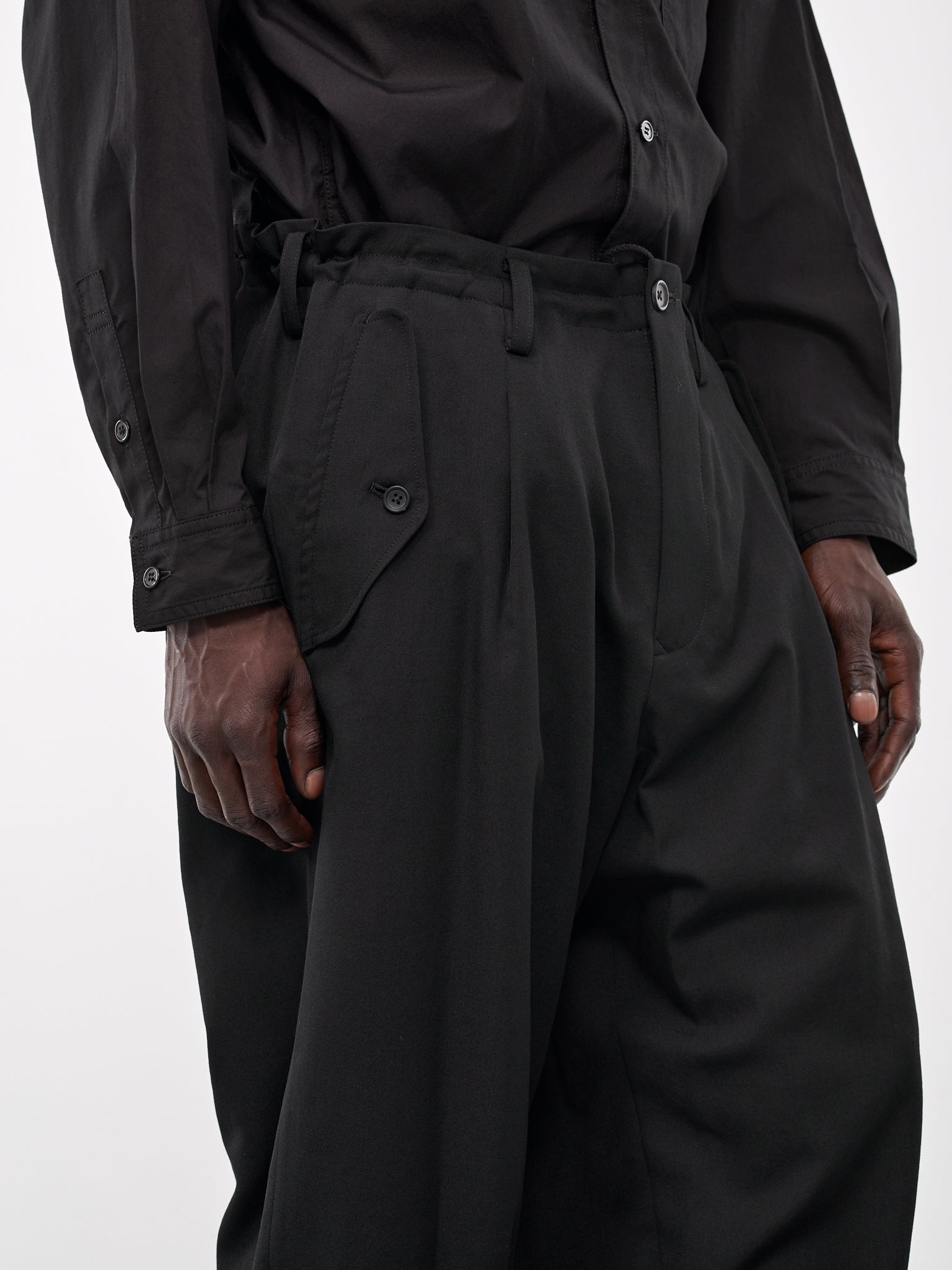 A-Hem Gabardine Trousers - 5