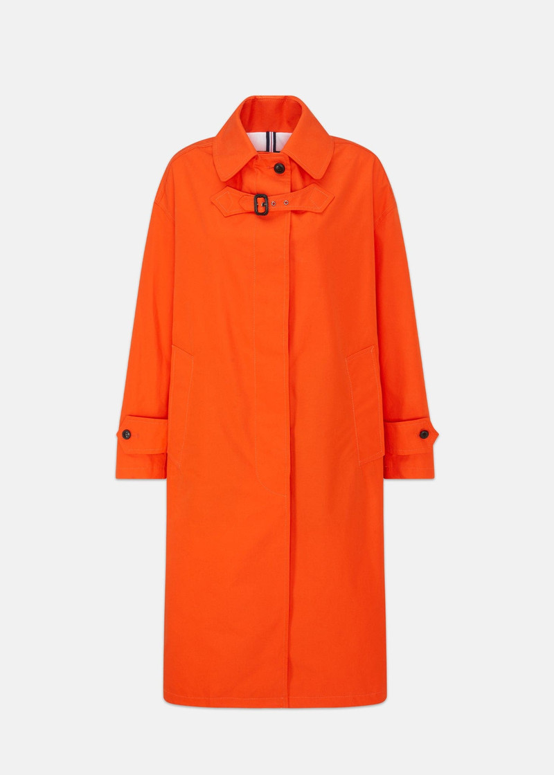 Women's Lindley Rain Mac Orange 1