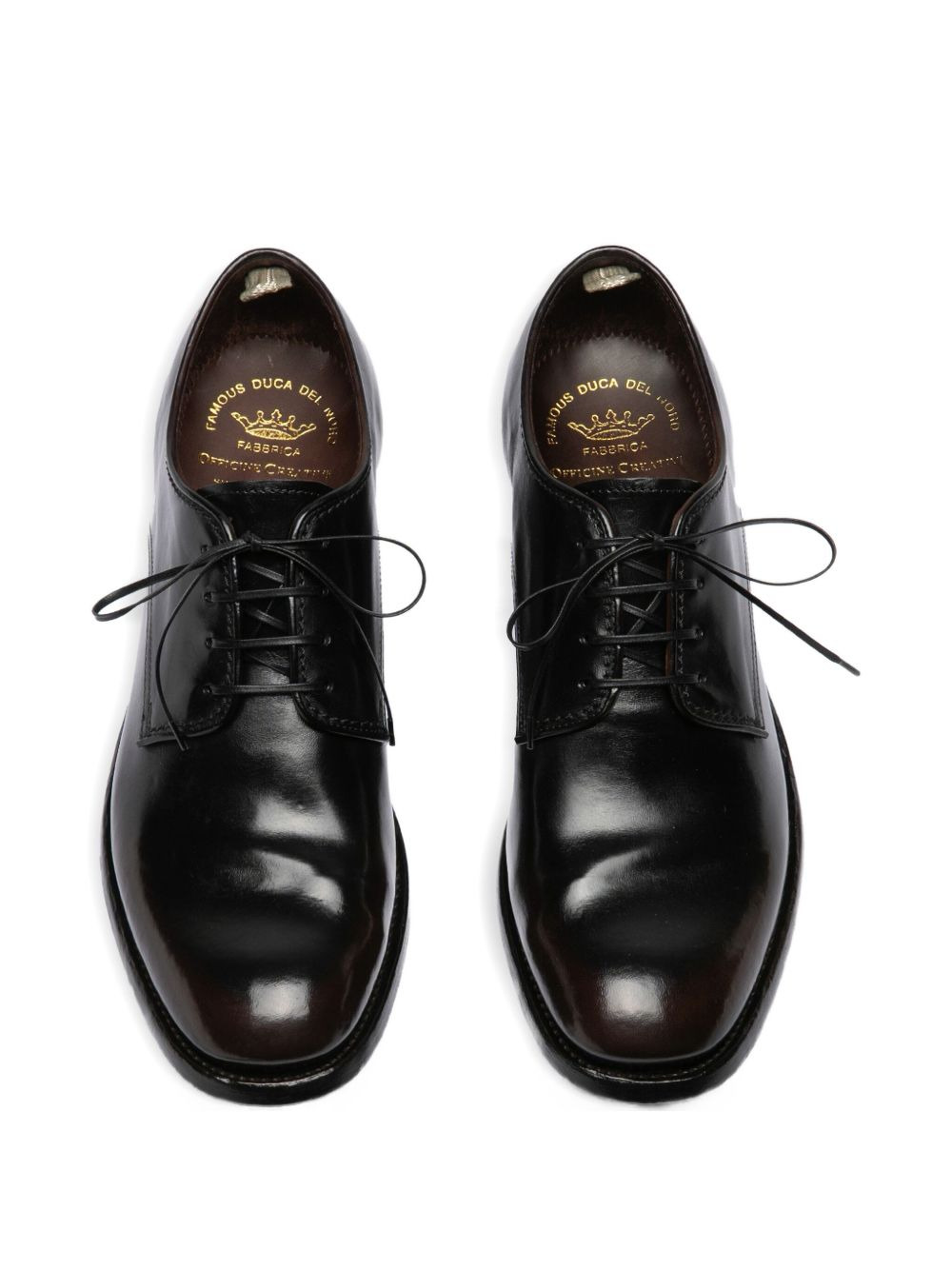 leather derby shoes - 3