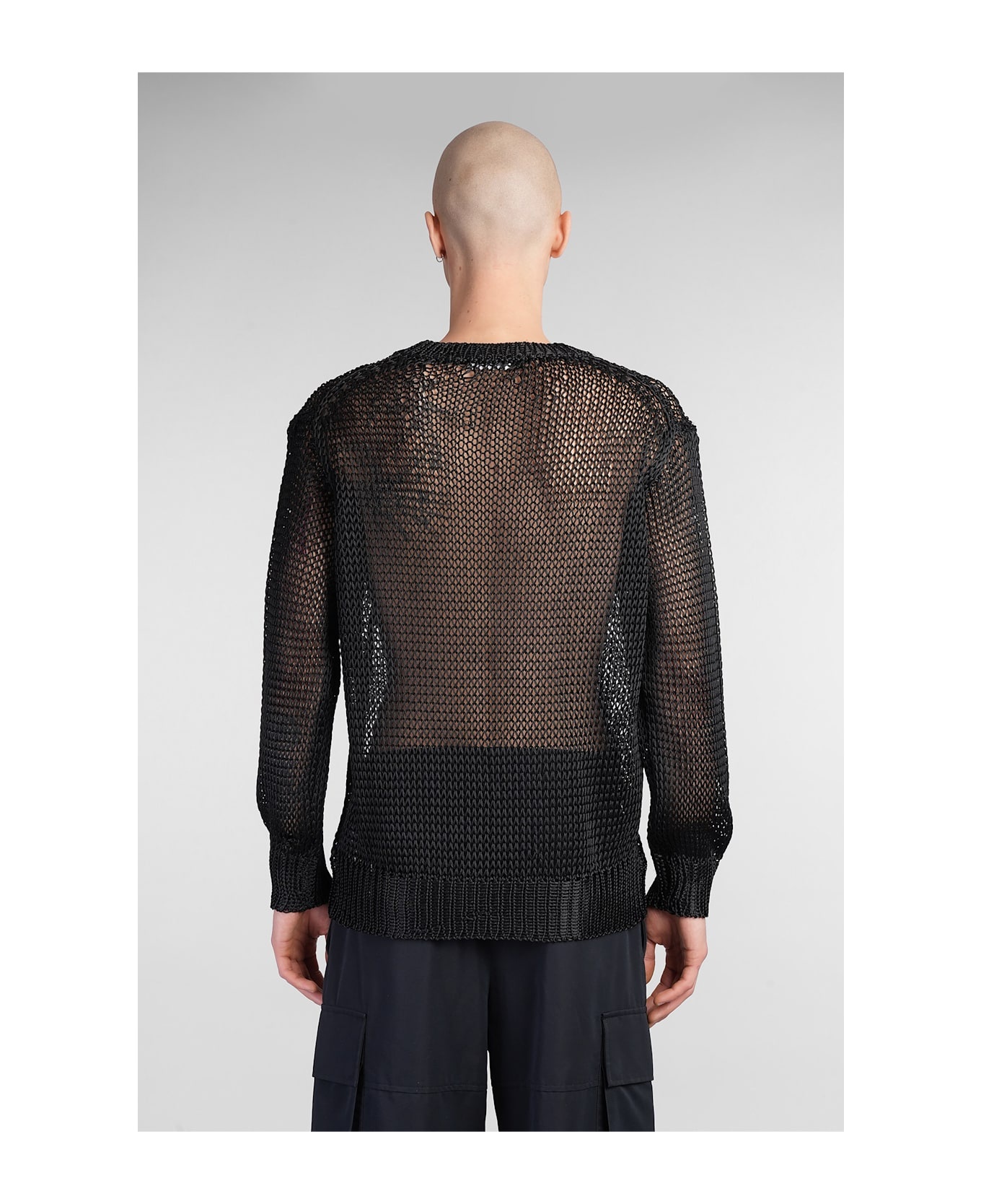 Cn Ls Jumper Knitwear In Black Silk - 3