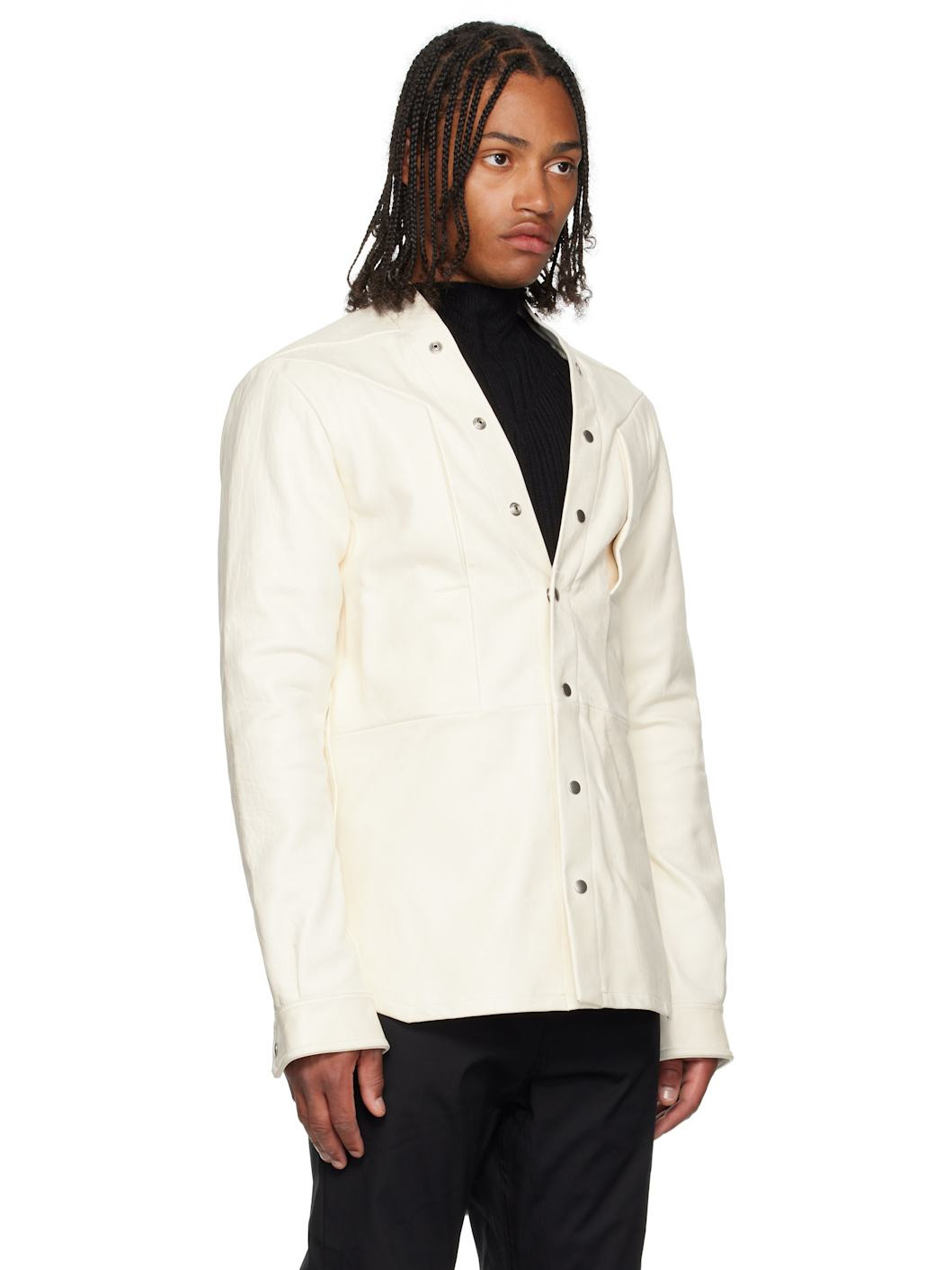 Off-White Concordians Larry Fogpocket Leather Jacket - 2