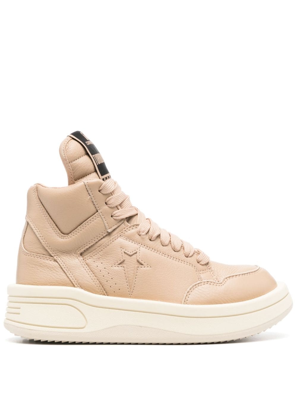 x DRKSHDW Turbowpn leather sneakers - 1