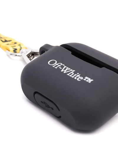 Off-White logo print airpods pro case outlook